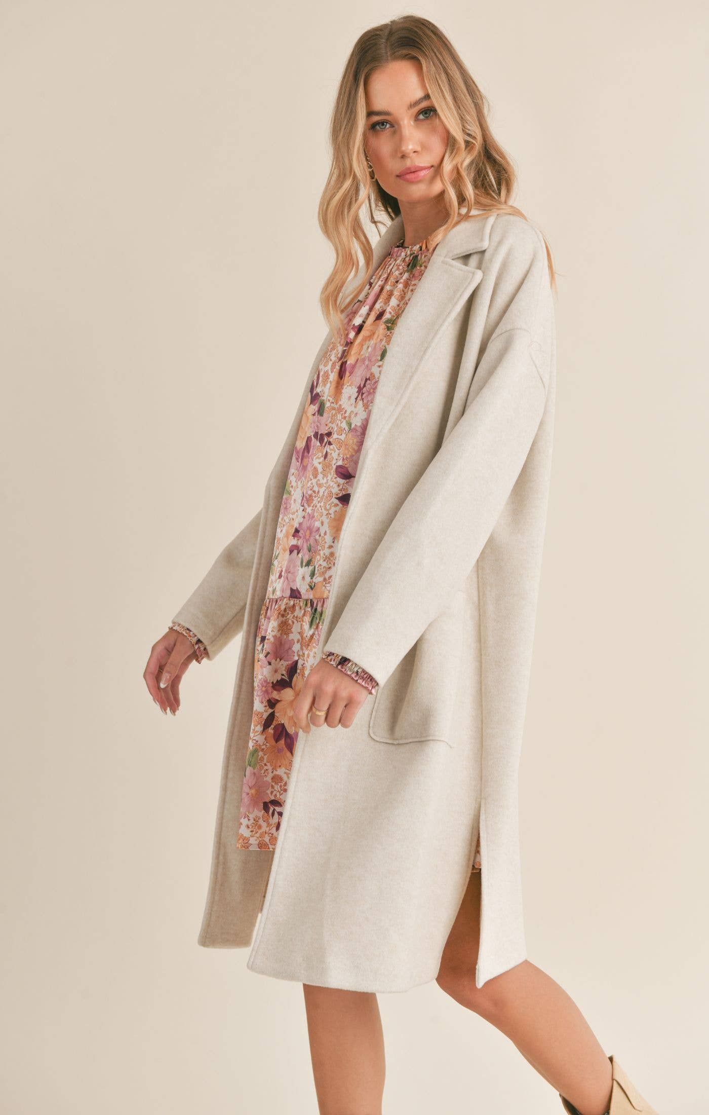 Hayley Open Coat sold by Vinnie Louise product image thumbnail 3