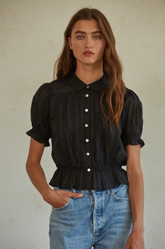 Irena Top - Black sold by Vinnie Louise