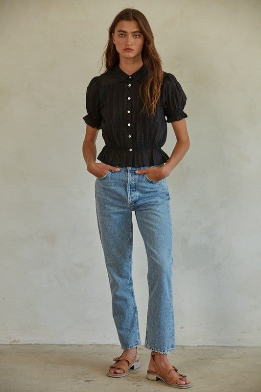 Irena Top - Black sold by Vinnie Louise product image thumbnail 3