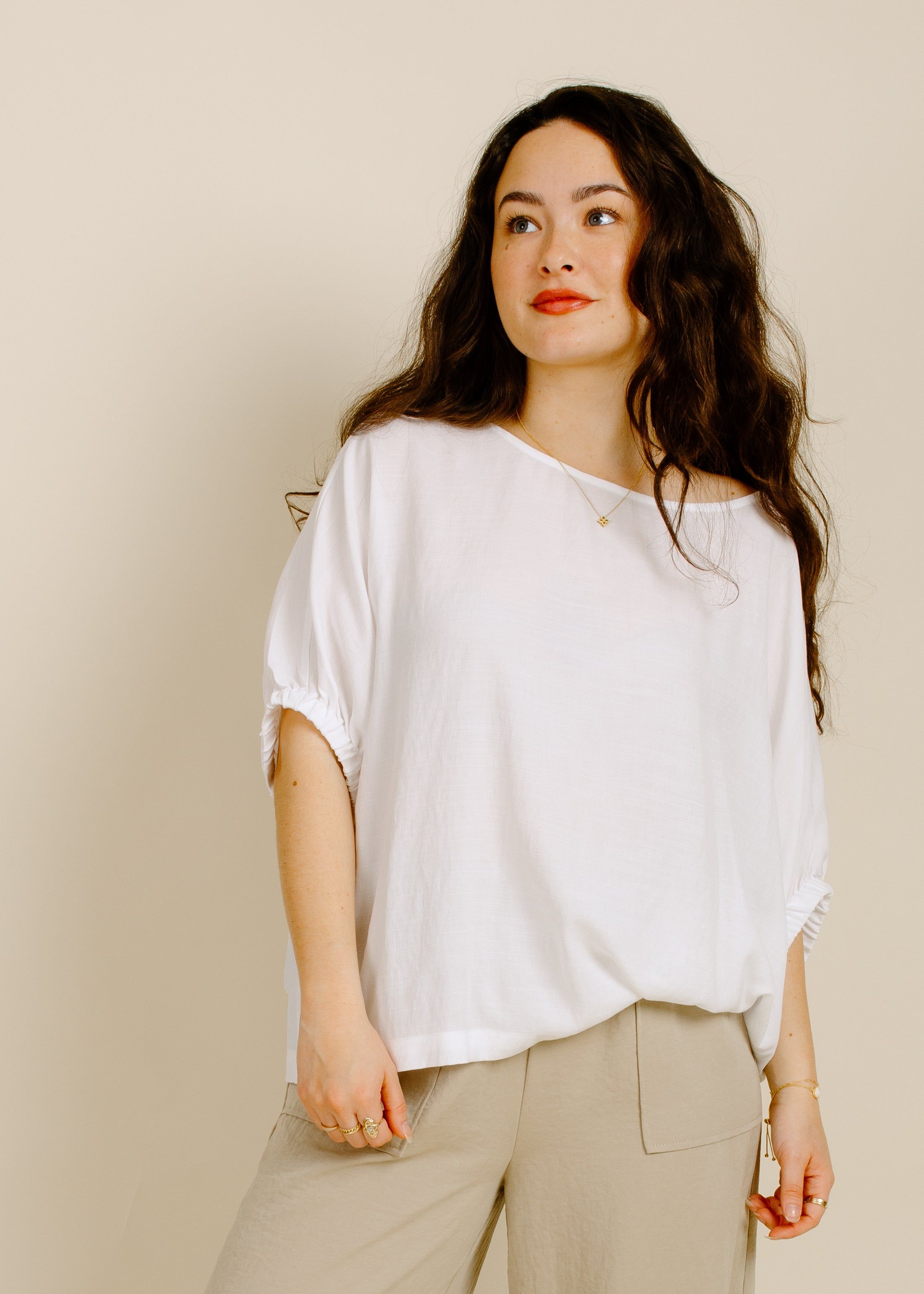 Cecilia Top - White sold by Vinnie Louise product image thumbnail 2