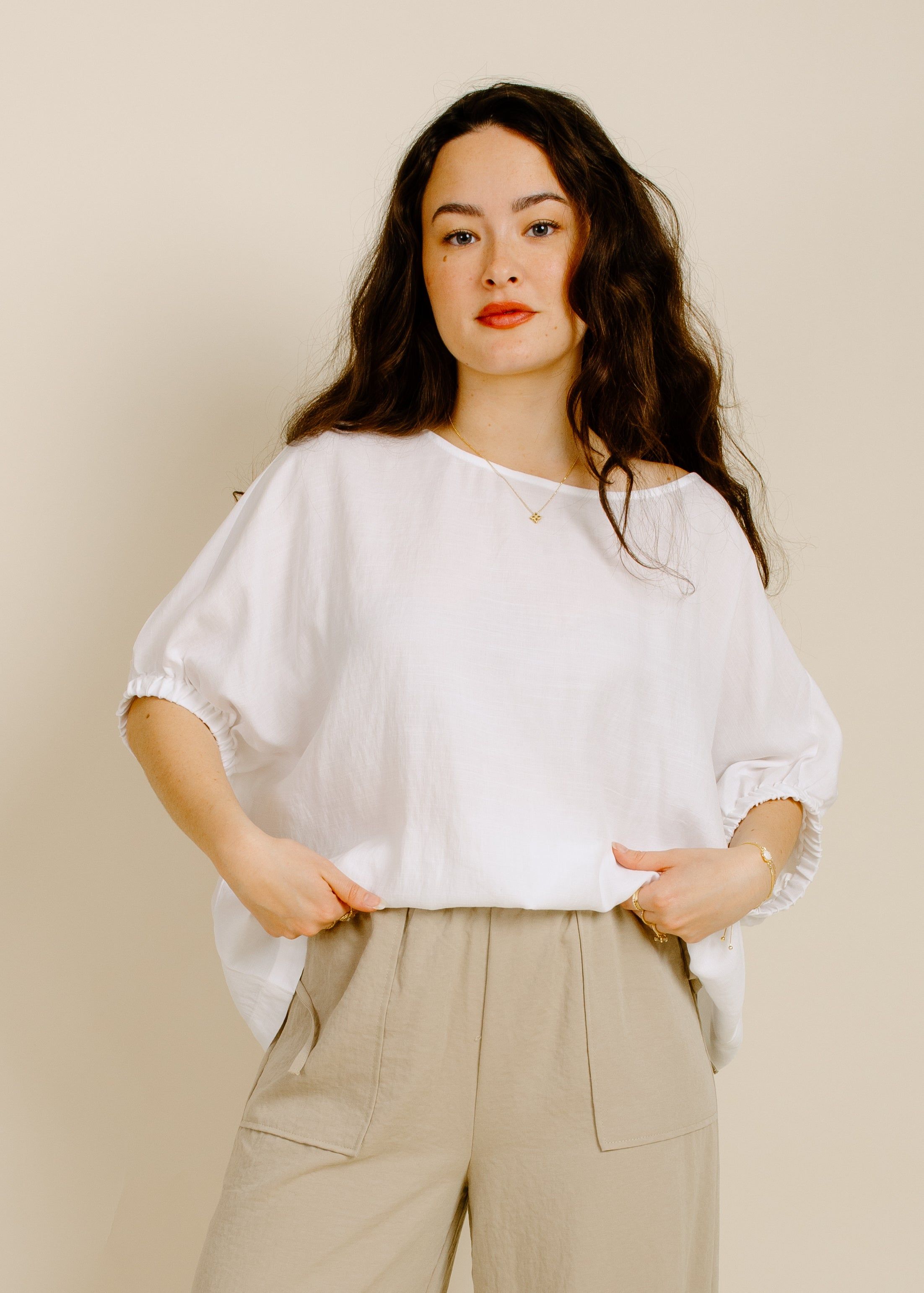 Cecilia Top - White sold by Vinnie Louise product image thumbnail 3