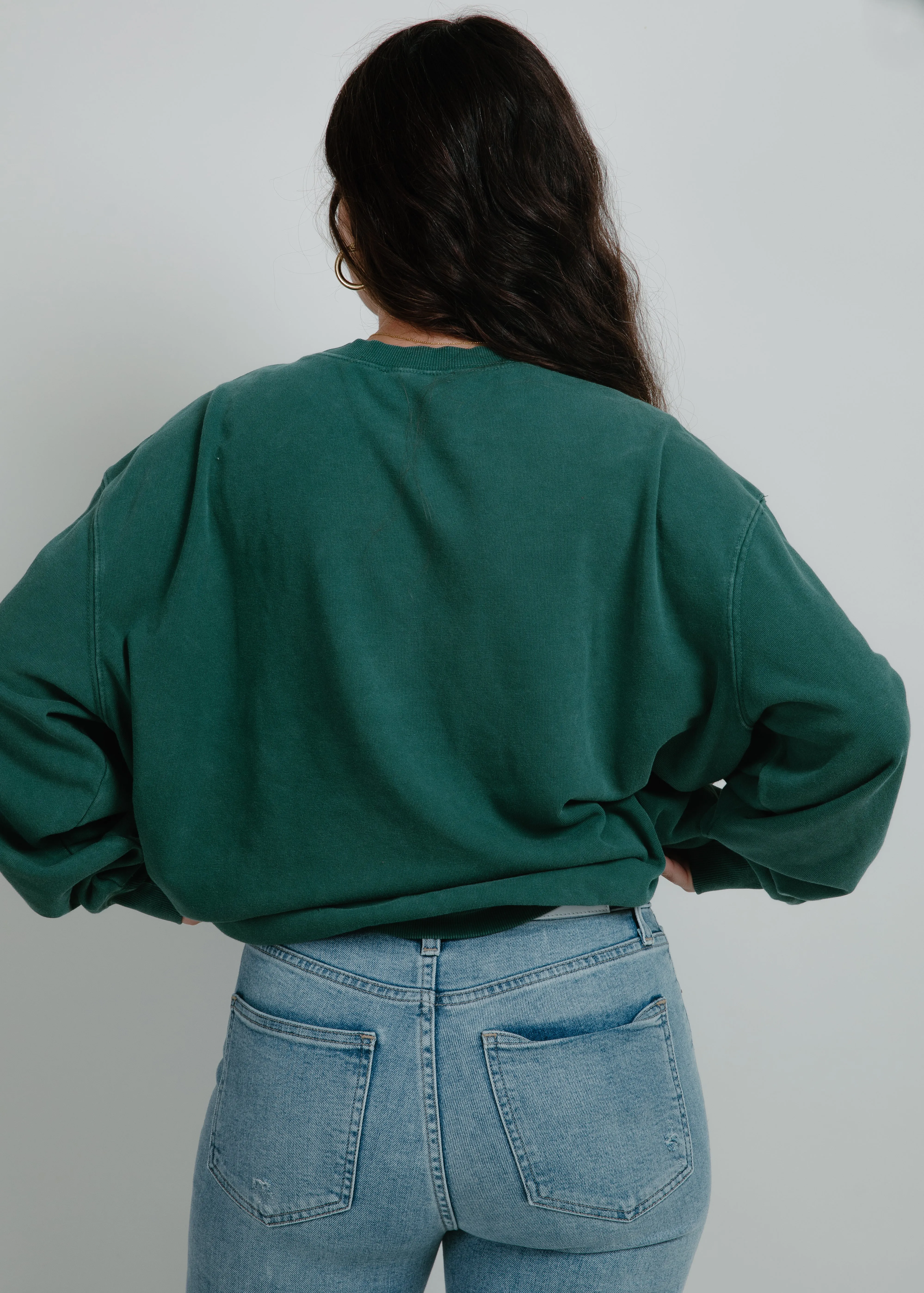 Lacee Crewneck - Hunter Green sold by Vinnie Louise product image thumbnail 3