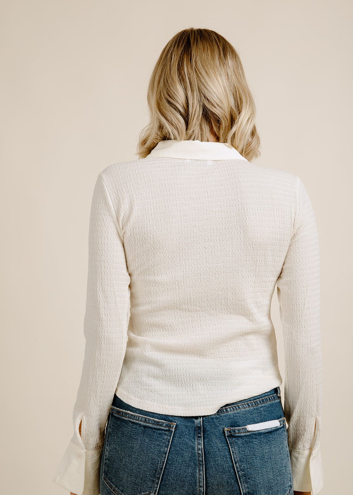 Mary Kate Top - Ivory sold by Vinnie Louise product image thumbnail 6