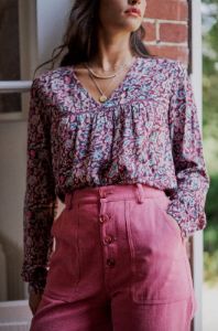 Melrose Blouse sold by Vinnie Louise