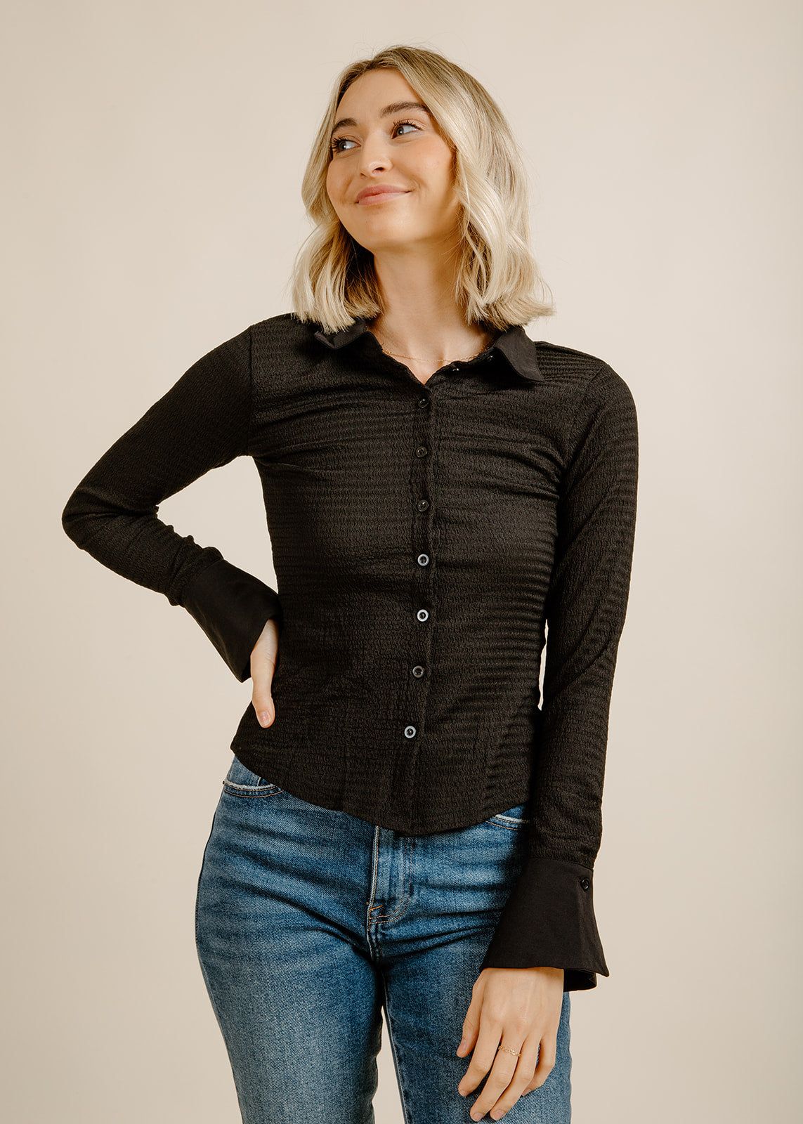 Mary Kate Top - Black sold by Vinnie Louise