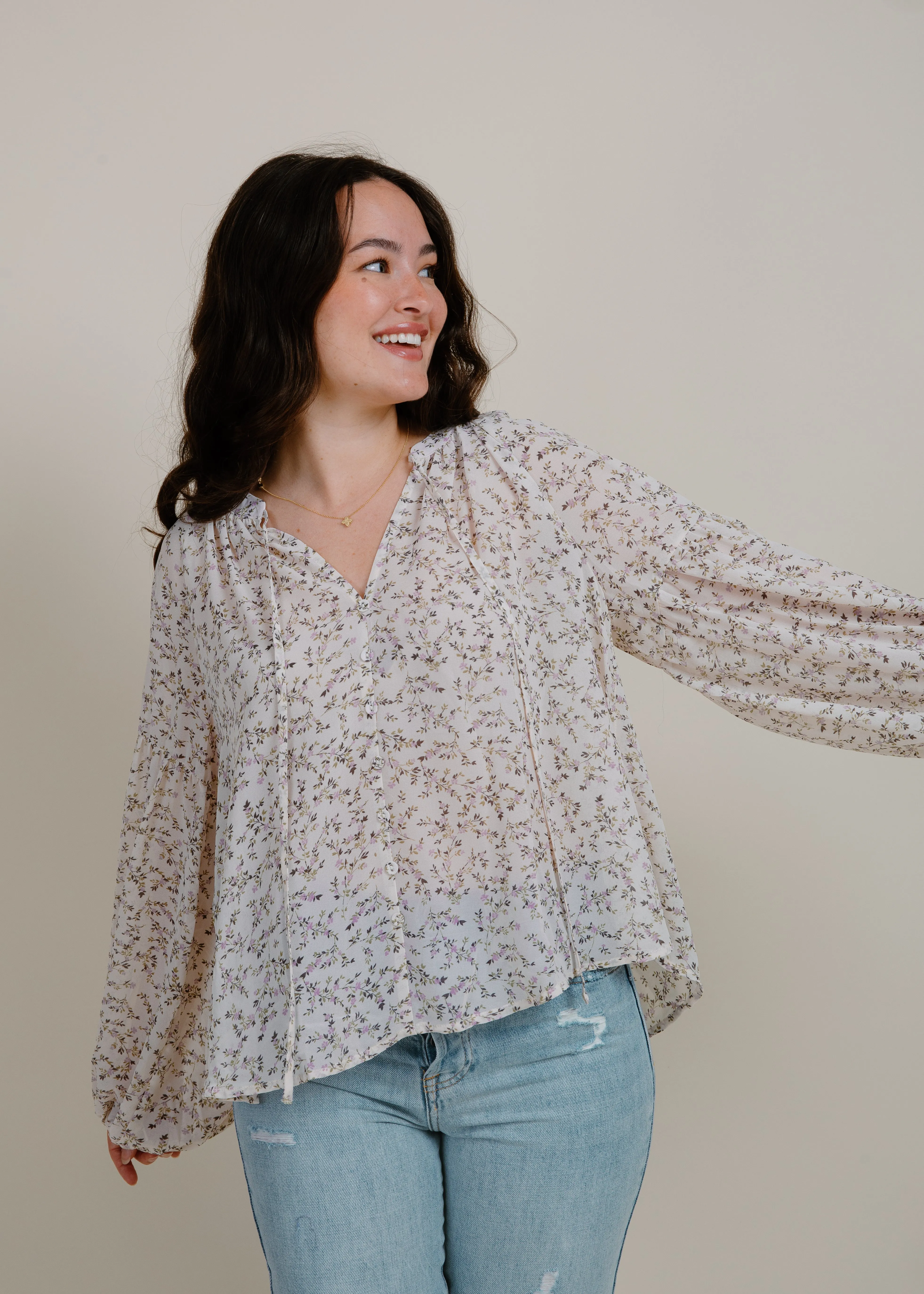 Chloe Floral Top sold by Vinnie Louise product image thumbnail 4