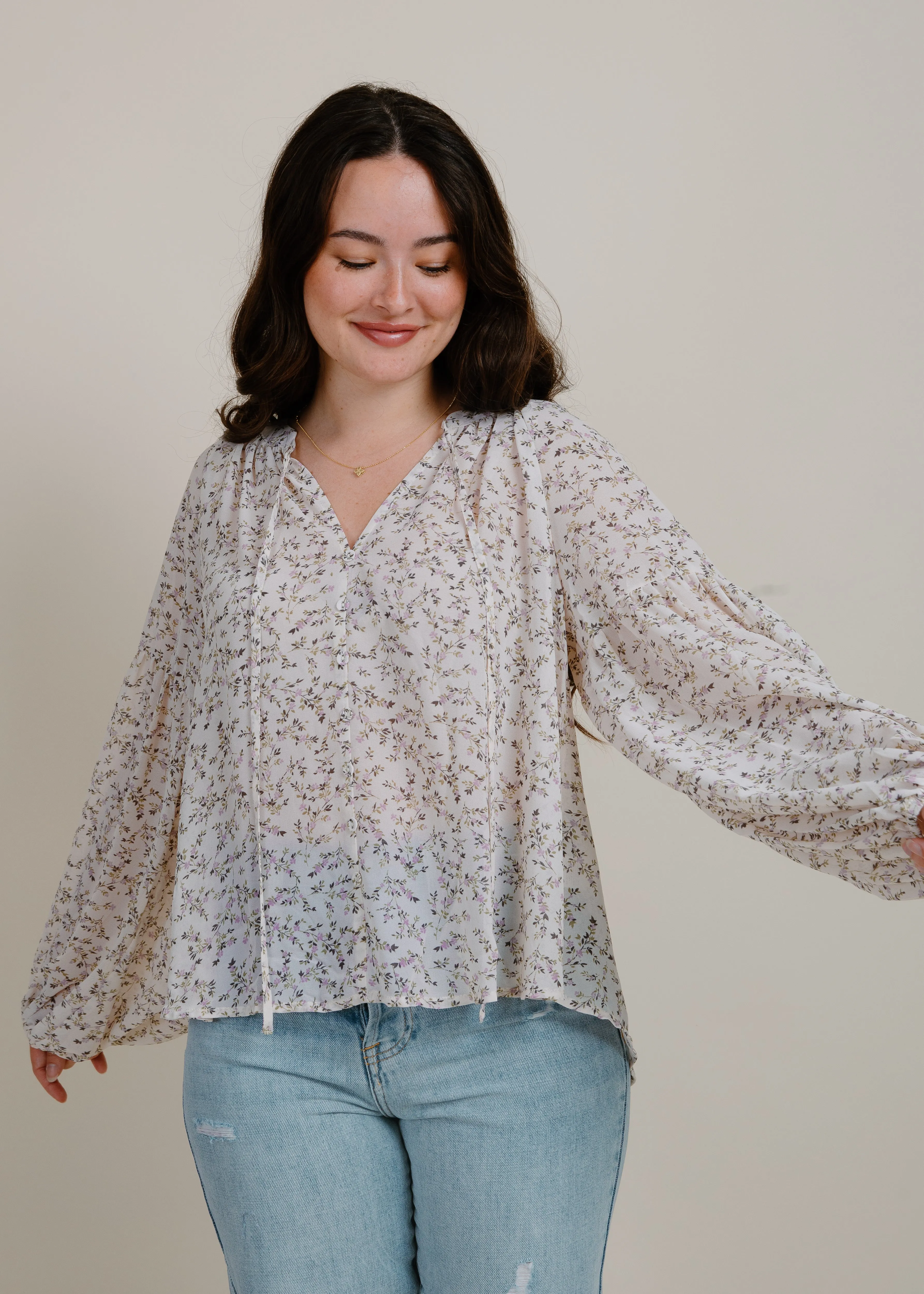 Chloe Floral Top sold by Vinnie Louise product image thumbnail 5