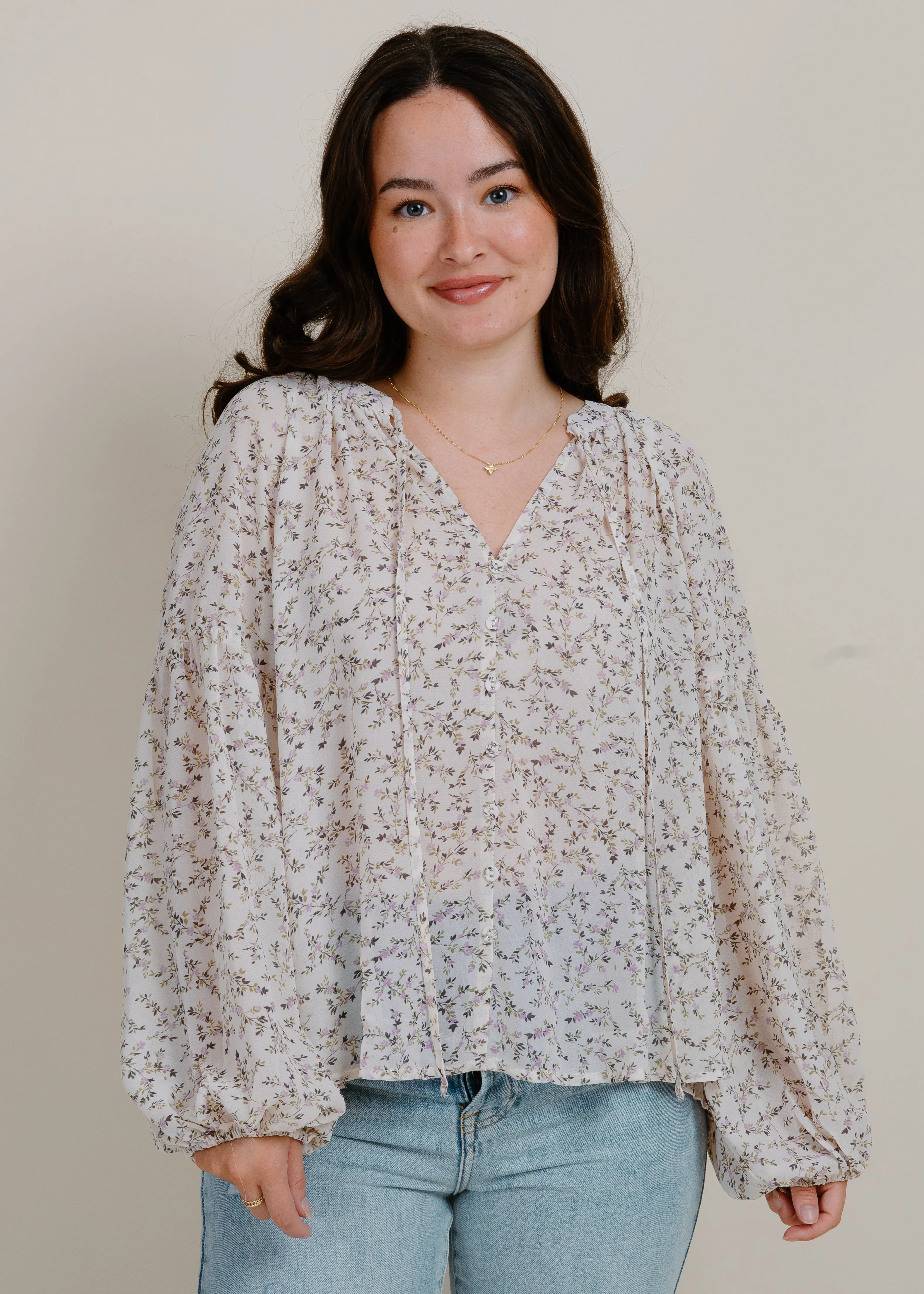 Chloe Floral Top sold by Vinnie Louise