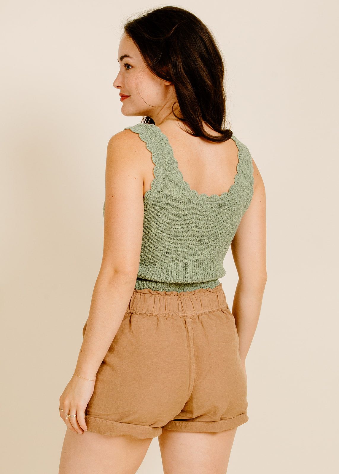 Kristy Knit Top - Olive sold by Vinnie Louise product image thumbnail 5