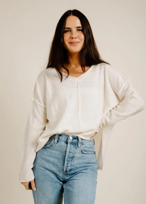 Eliza Pullover - Cream sold by Vinnie Louise