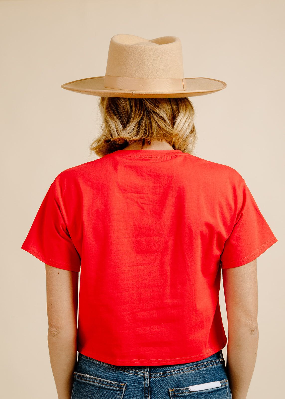 Let's Go Girls Embroidered Tee - Red sold by Vinnie Louise product image thumbnail 4