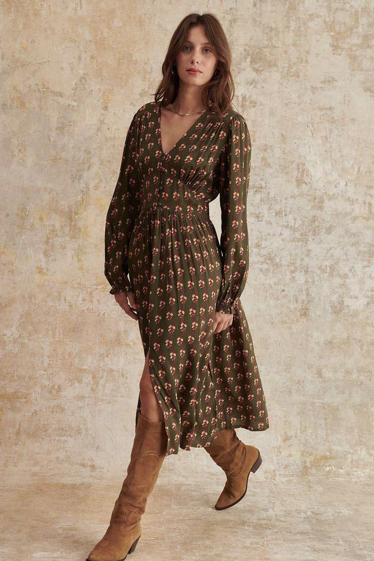 Lillian Midi Dress sold by Vinnie Louise