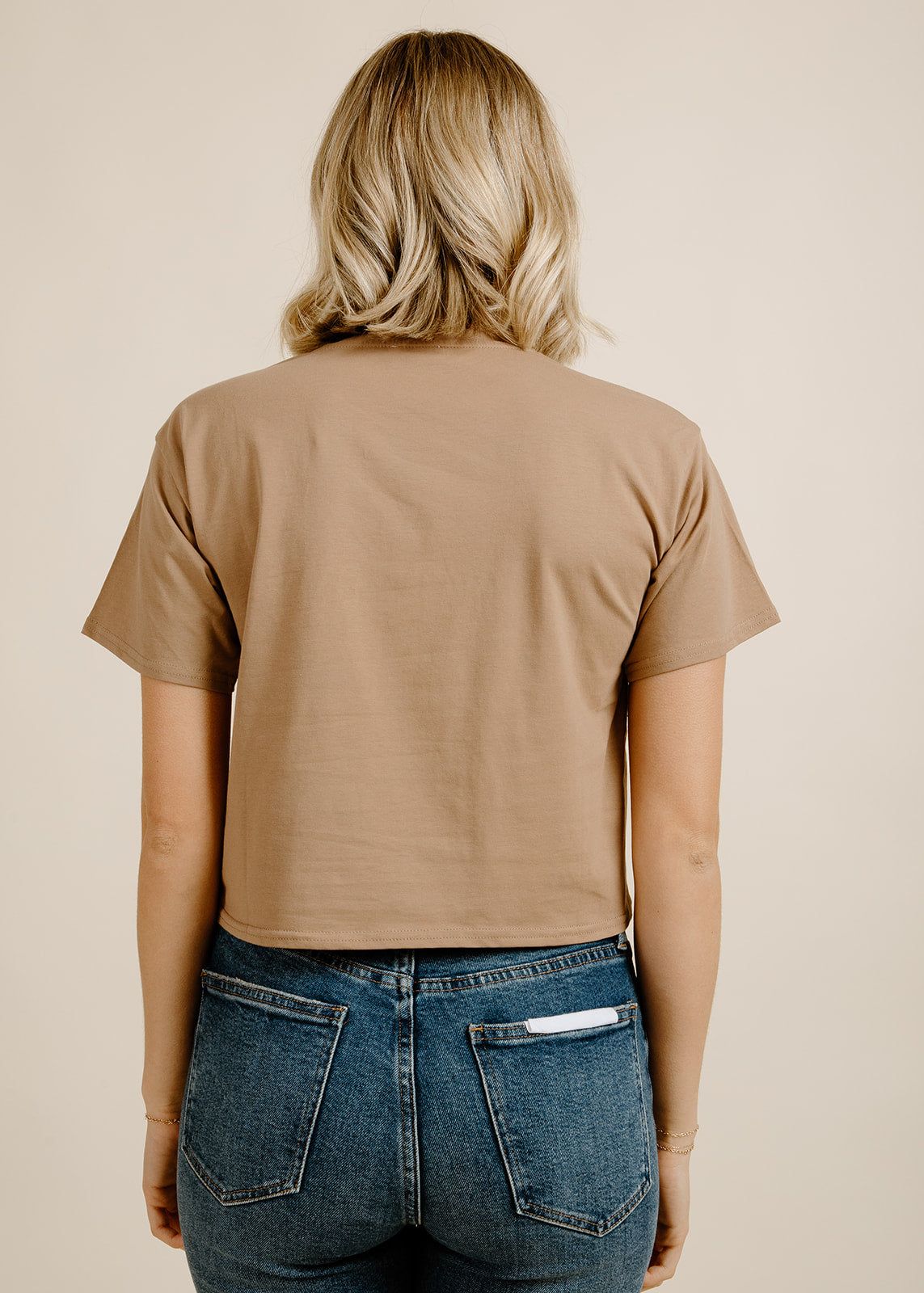 Let's Go Girls Embroidered Tee - Mocha sold by Vinnie Louise product image thumbnail 3