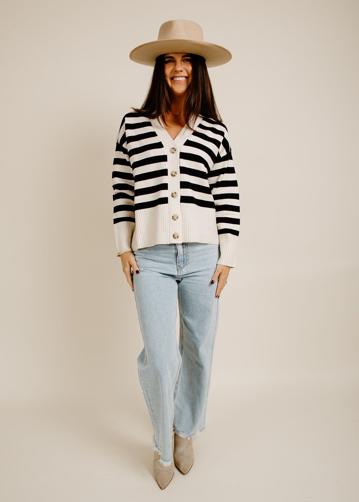 Jesse Cardigan - Ivory sold by Vinnie Louise product image thumbnail 4