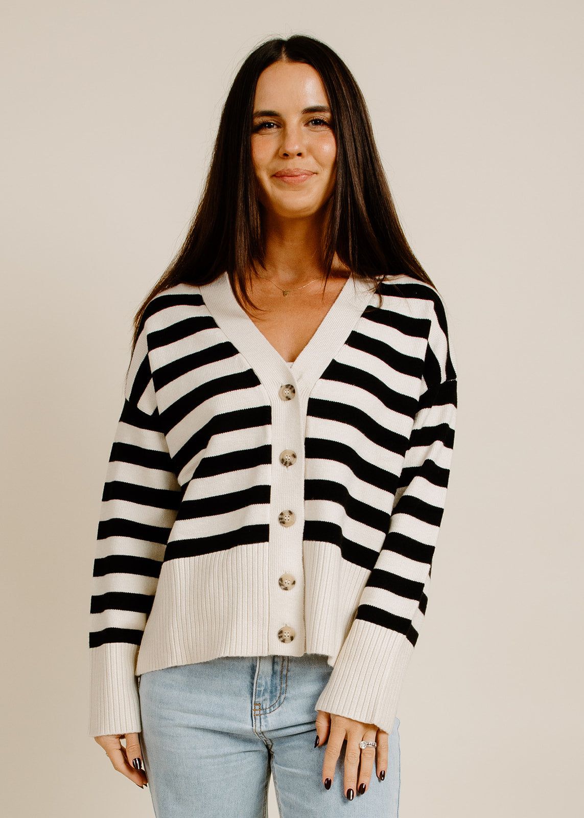 Jesse Cardigan - Ivory sold by Vinnie Louise product image thumbnail 2