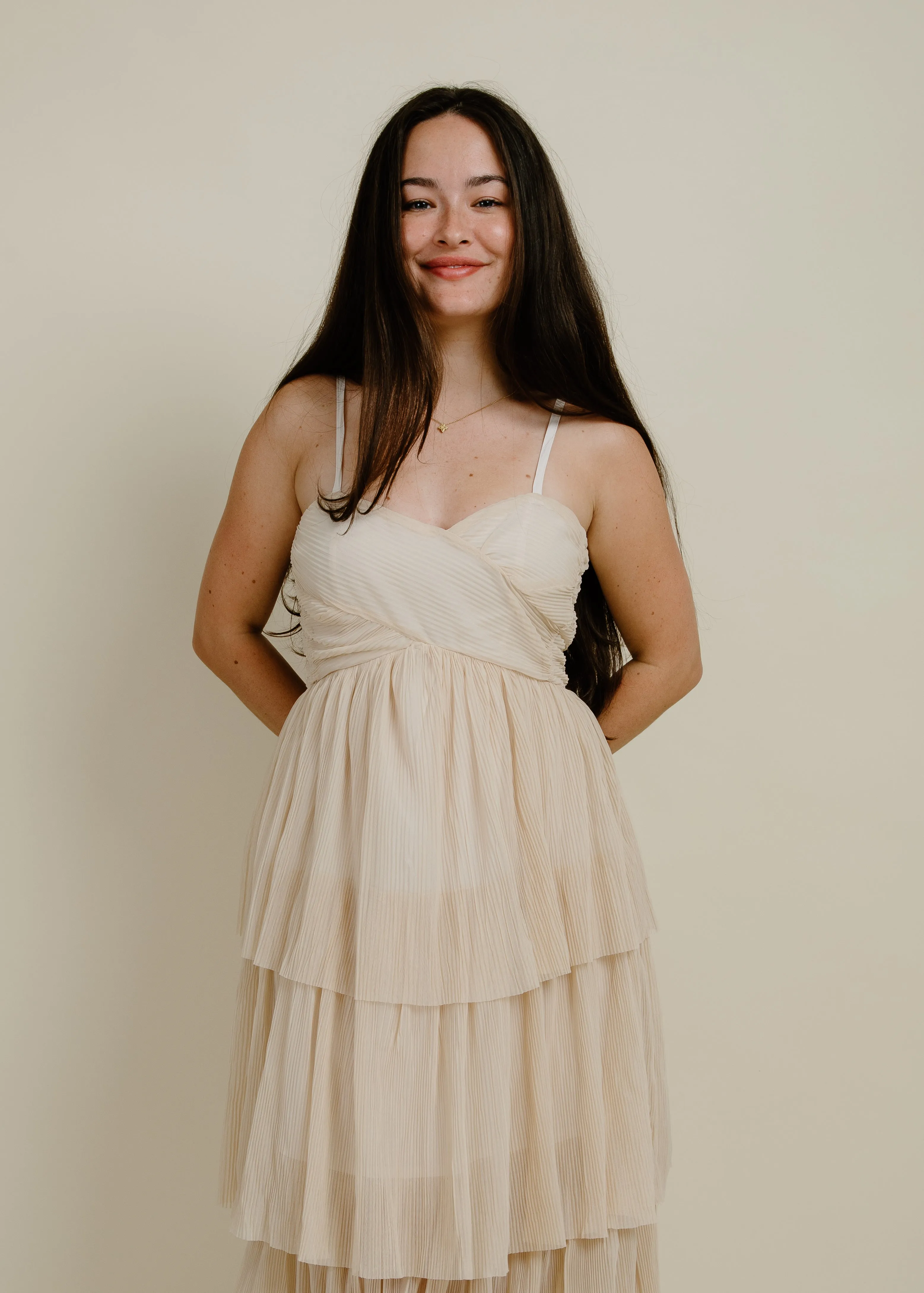 Champagne Nights Midi Dress sold by Vinnie Louise product image thumbnail 3