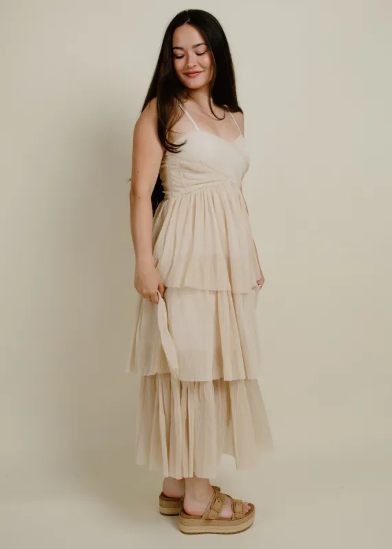 Champagne Nights Midi Dress sold by Vinnie Louise
