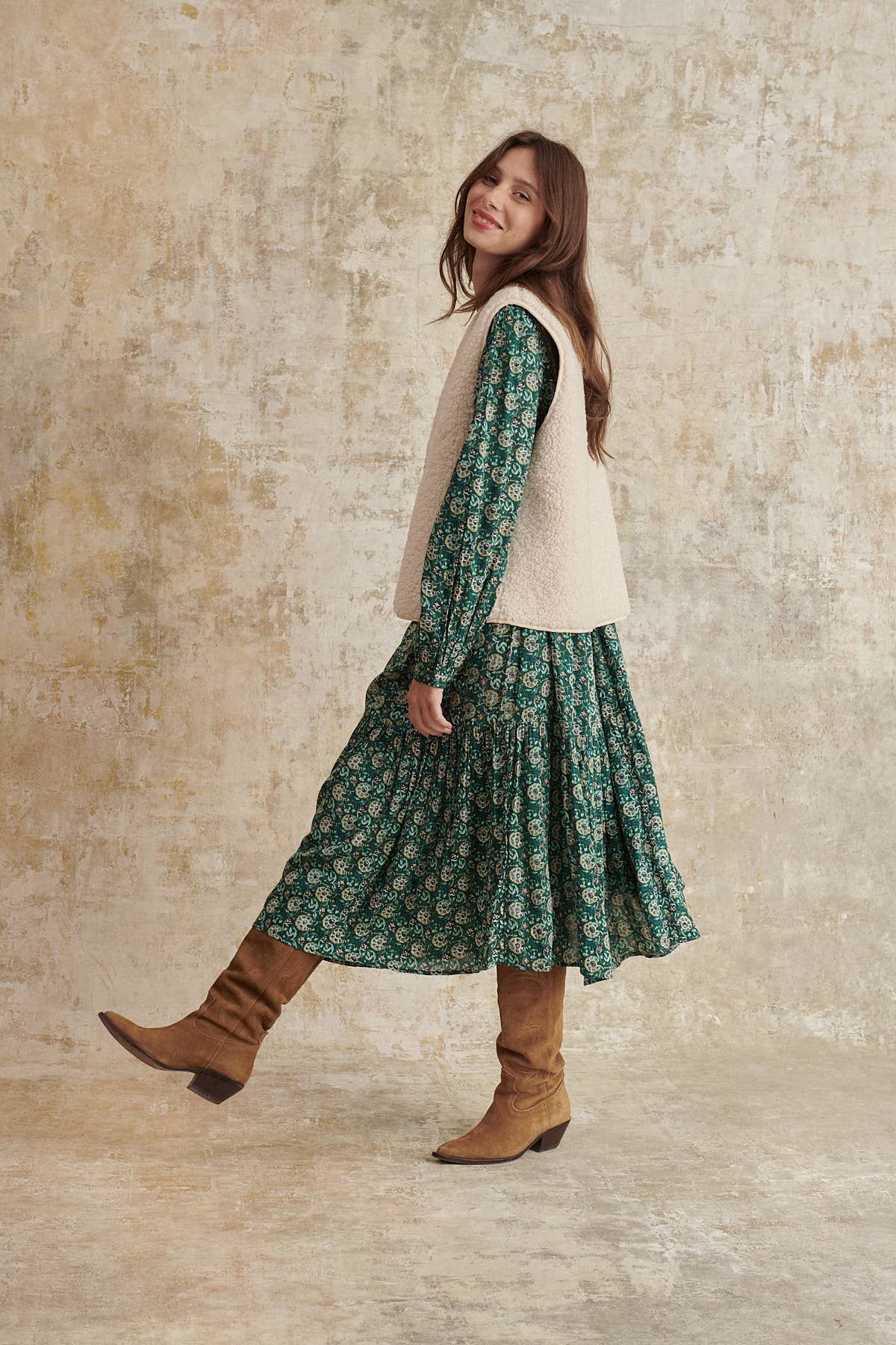 Paula Midi Dress - Teal sold by Vinnie Louise product image thumbnail 5