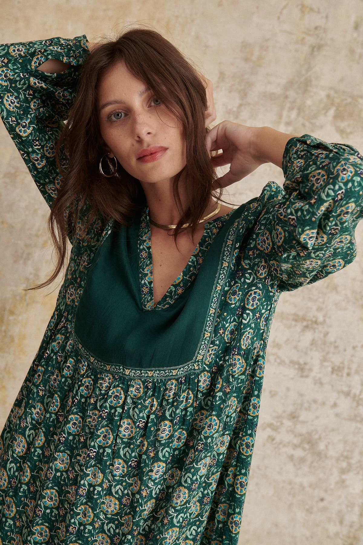 Paula Midi Dress - Teal sold by Vinnie Louise product image thumbnail 2