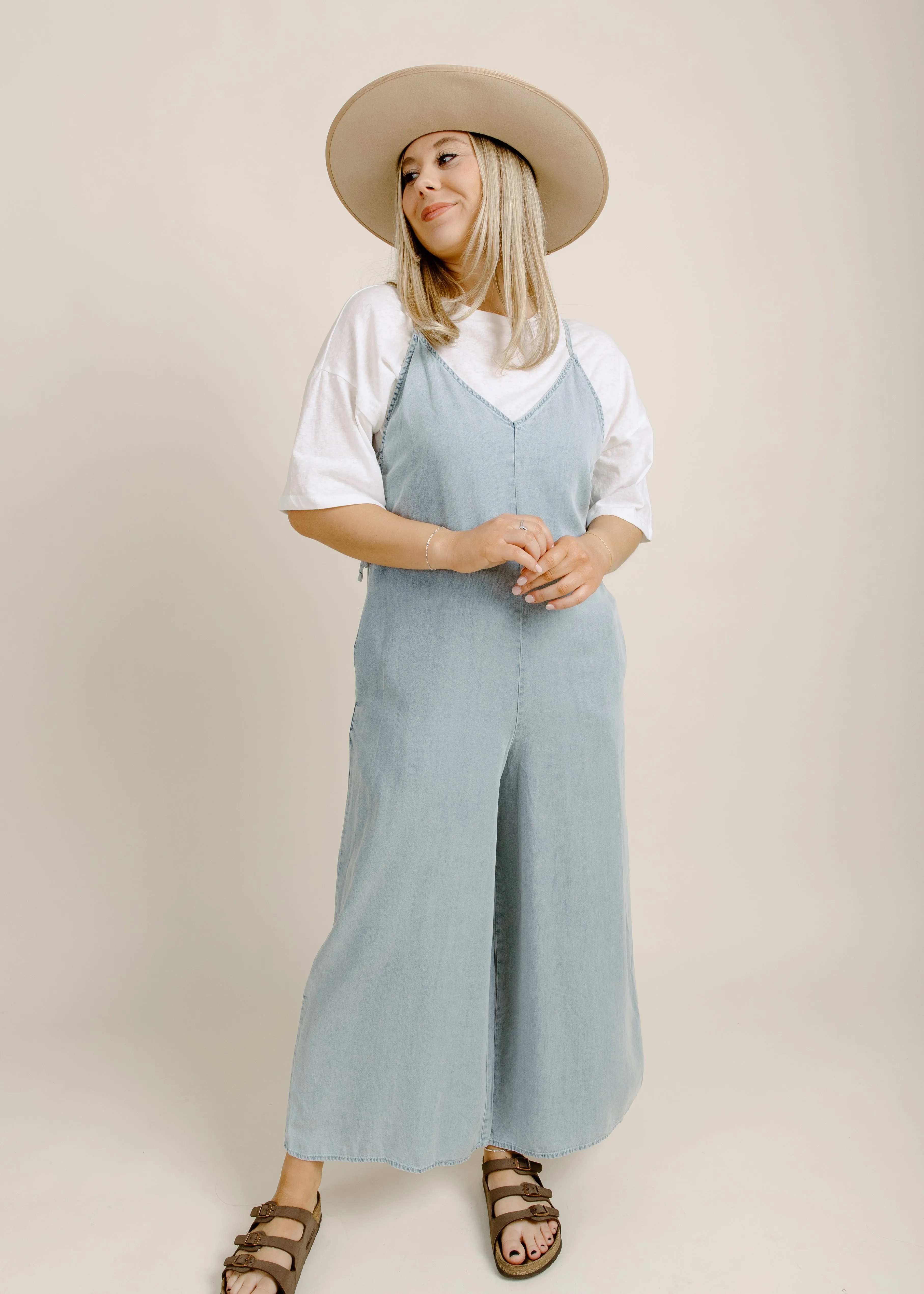 Ines Denim Jumpsuit sold by Vinnie Louise product image thumbnail 2