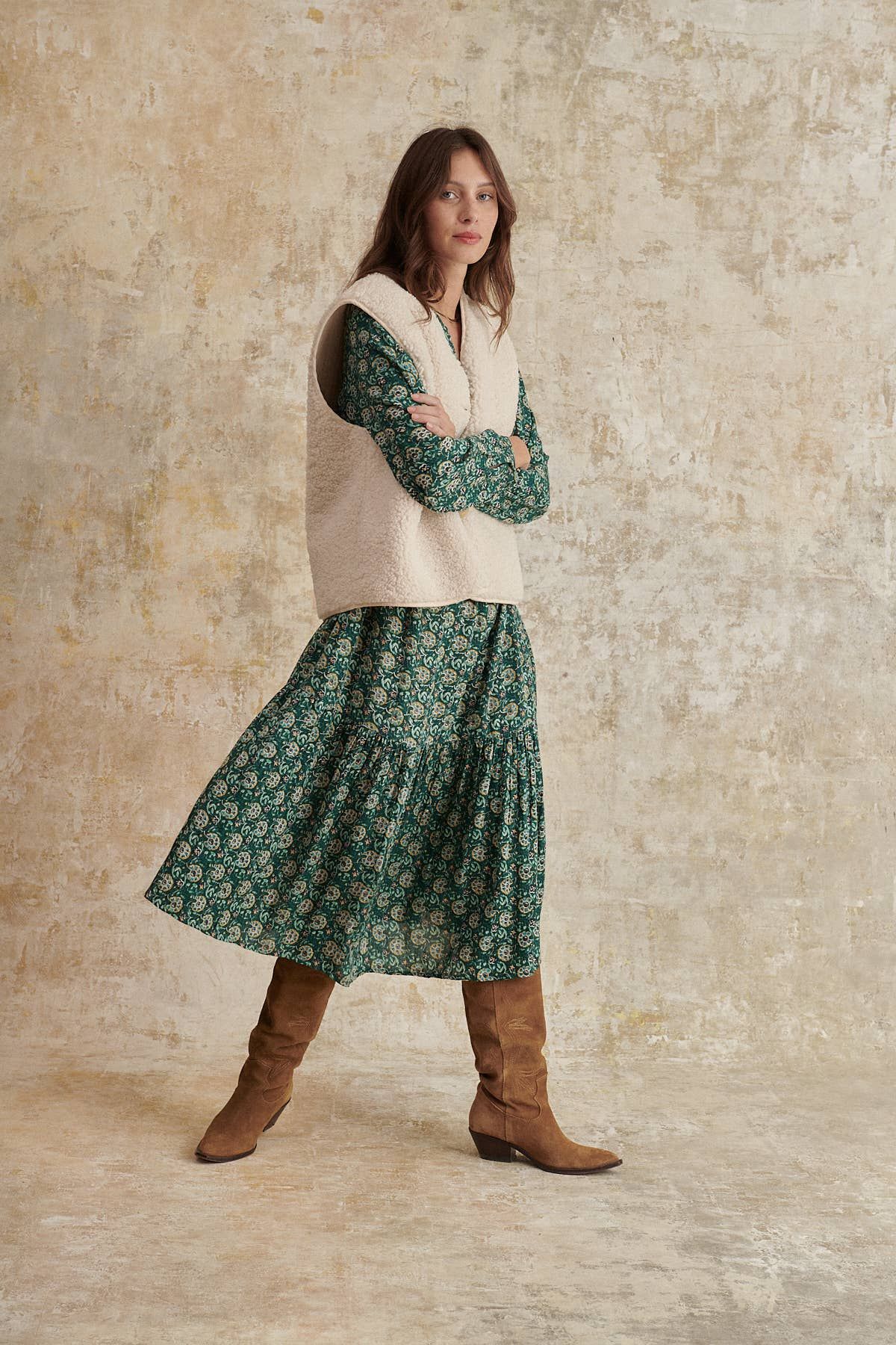 Paula Midi Dress - Teal sold by Vinnie Louise product image thumbnail 4