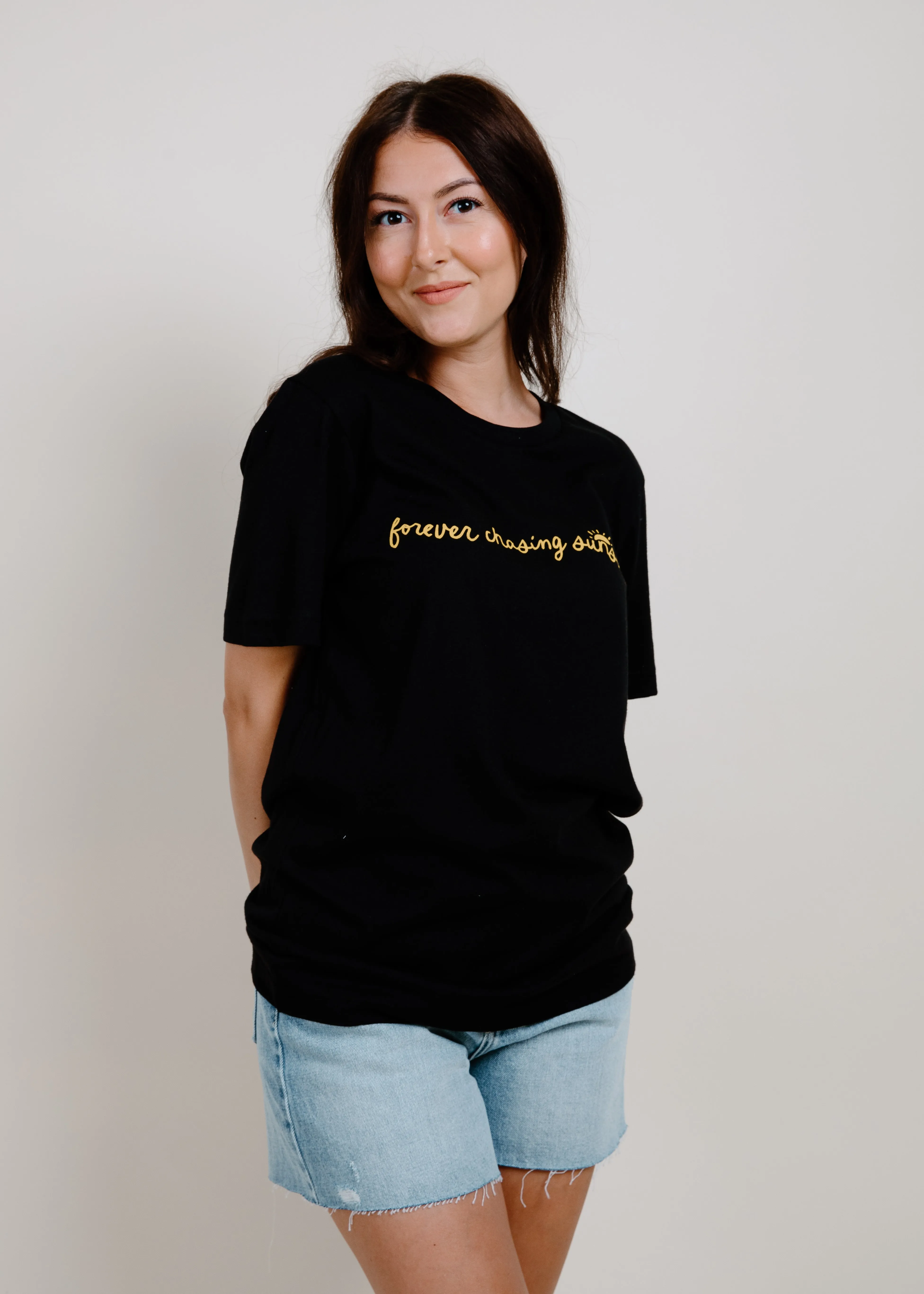 Forever Chasing Sunset Tee sold by Vinnie Louise product image thumbnail 5