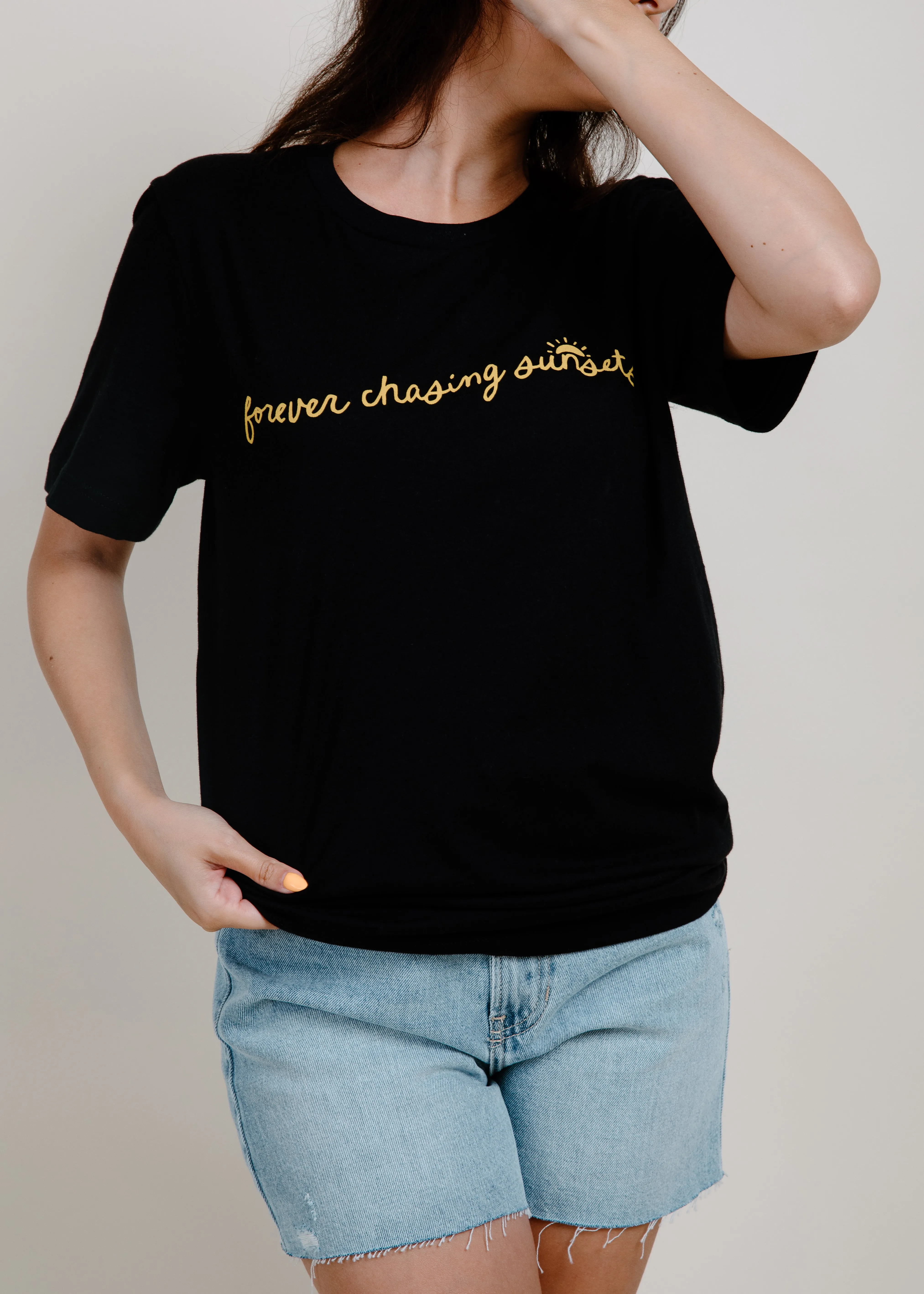 Forever Chasing Sunset Tee sold by Vinnie Louise product image thumbnail 4