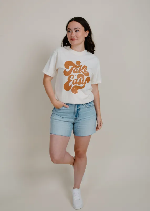 Take It Easy Graphic Tee sold by Vinnie Louise