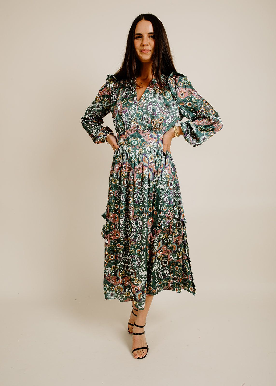 Paisley Midi Dress sold by Vinnie Louise product image thumbnail 5