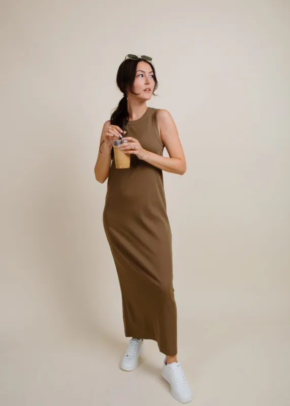 Runnin' Around Dress - Olive sold by Vinnie Louise