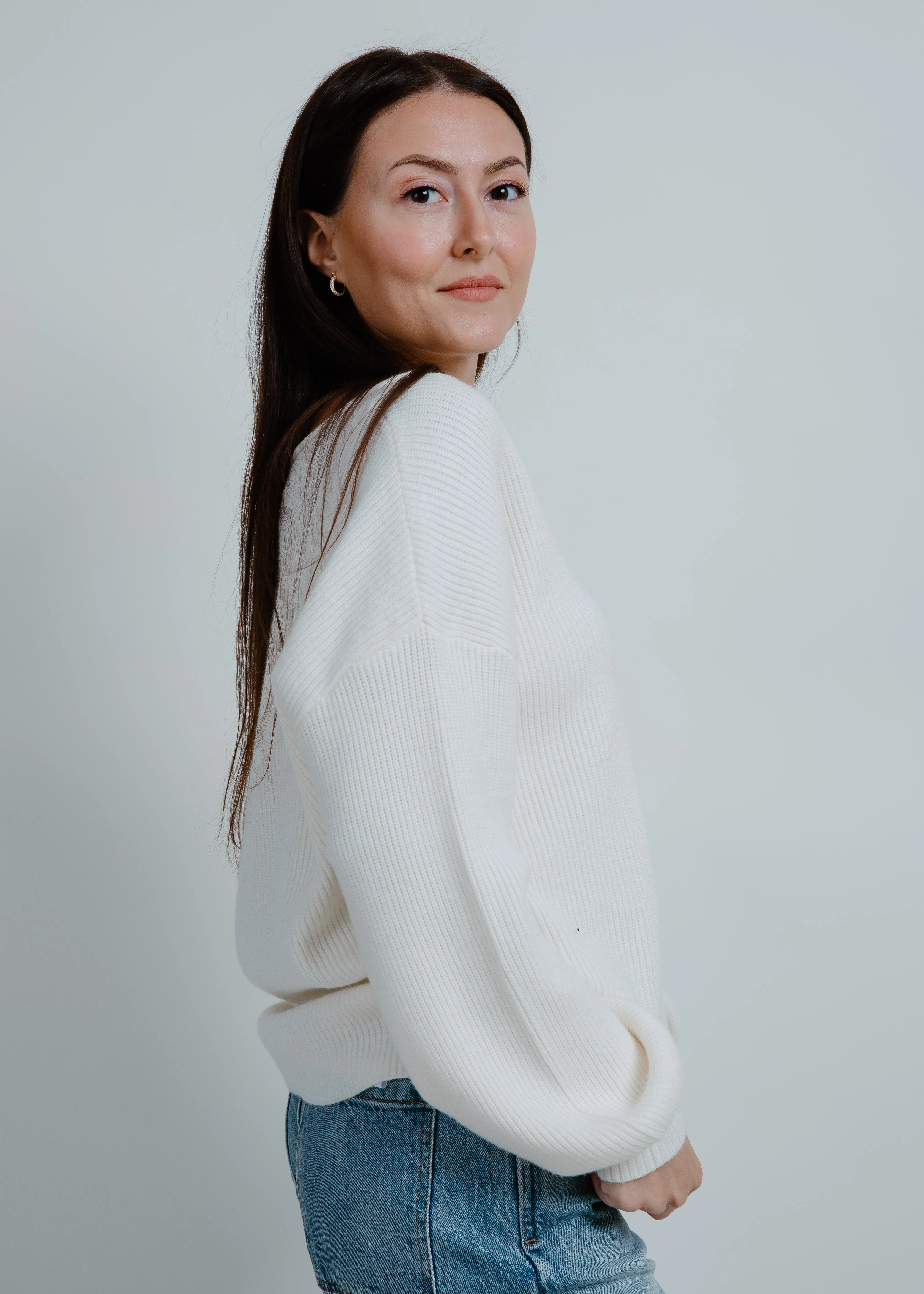 Dixie Drop Shoulder Knit Pullover Sweater sold by Vinnie Louise product image thumbnail 4