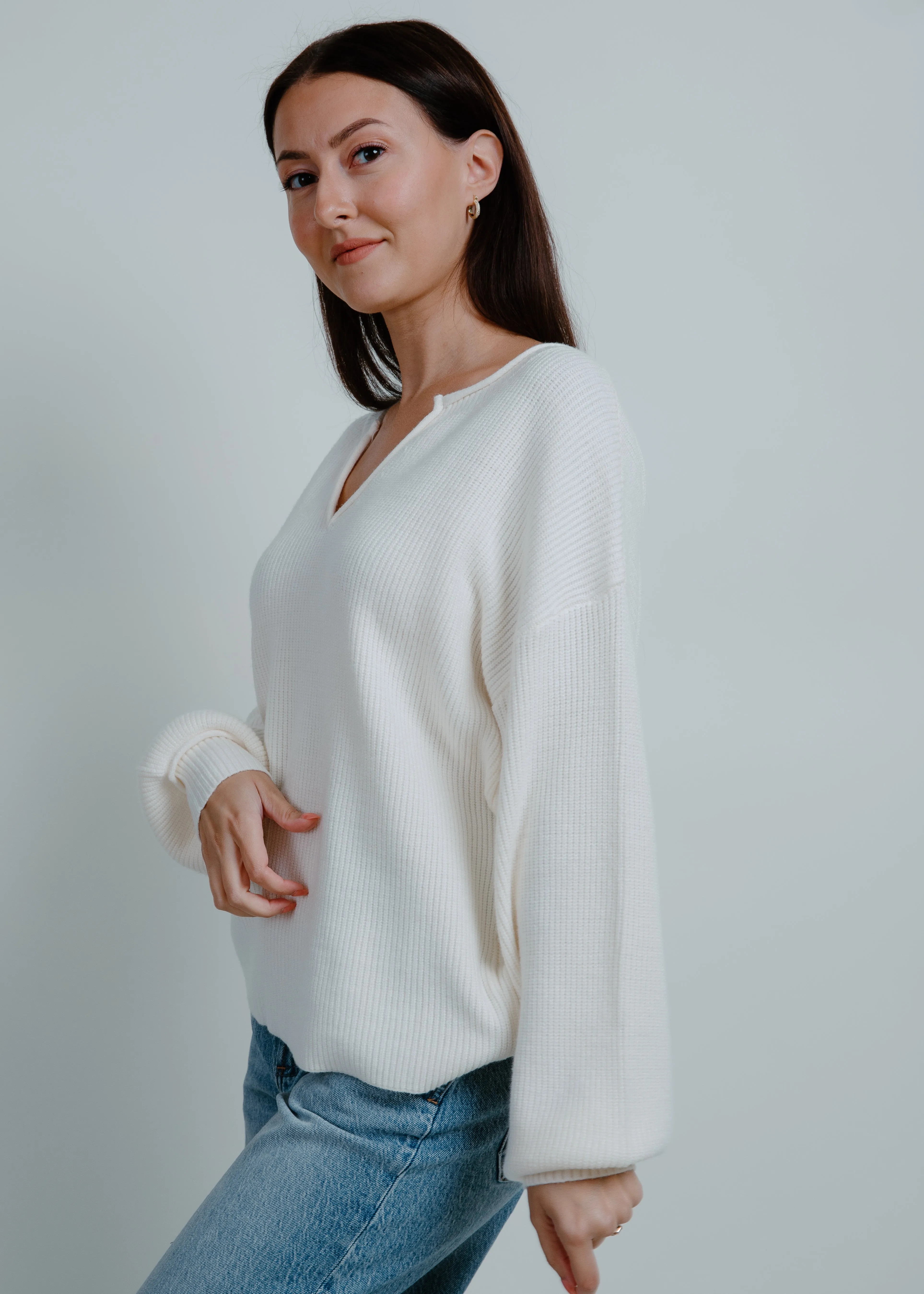 Dixie Drop Shoulder Knit Pullover Sweater sold by Vinnie Louise product image thumbnail 5