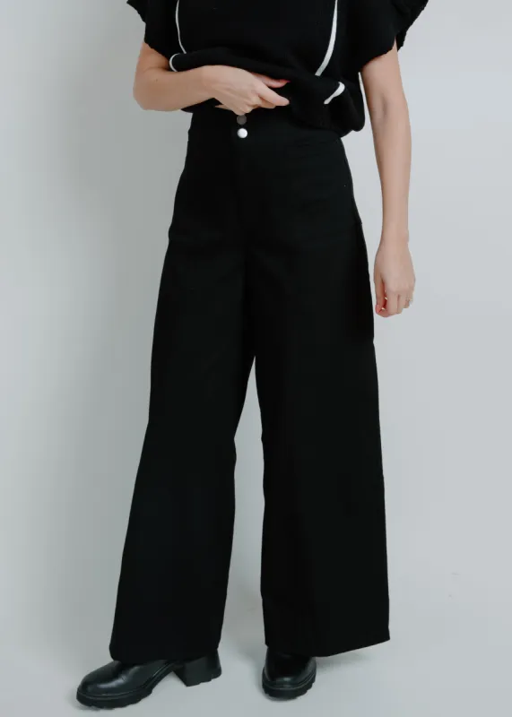 Josie Wide Leg Pants - Black sold by Vinnie Louise