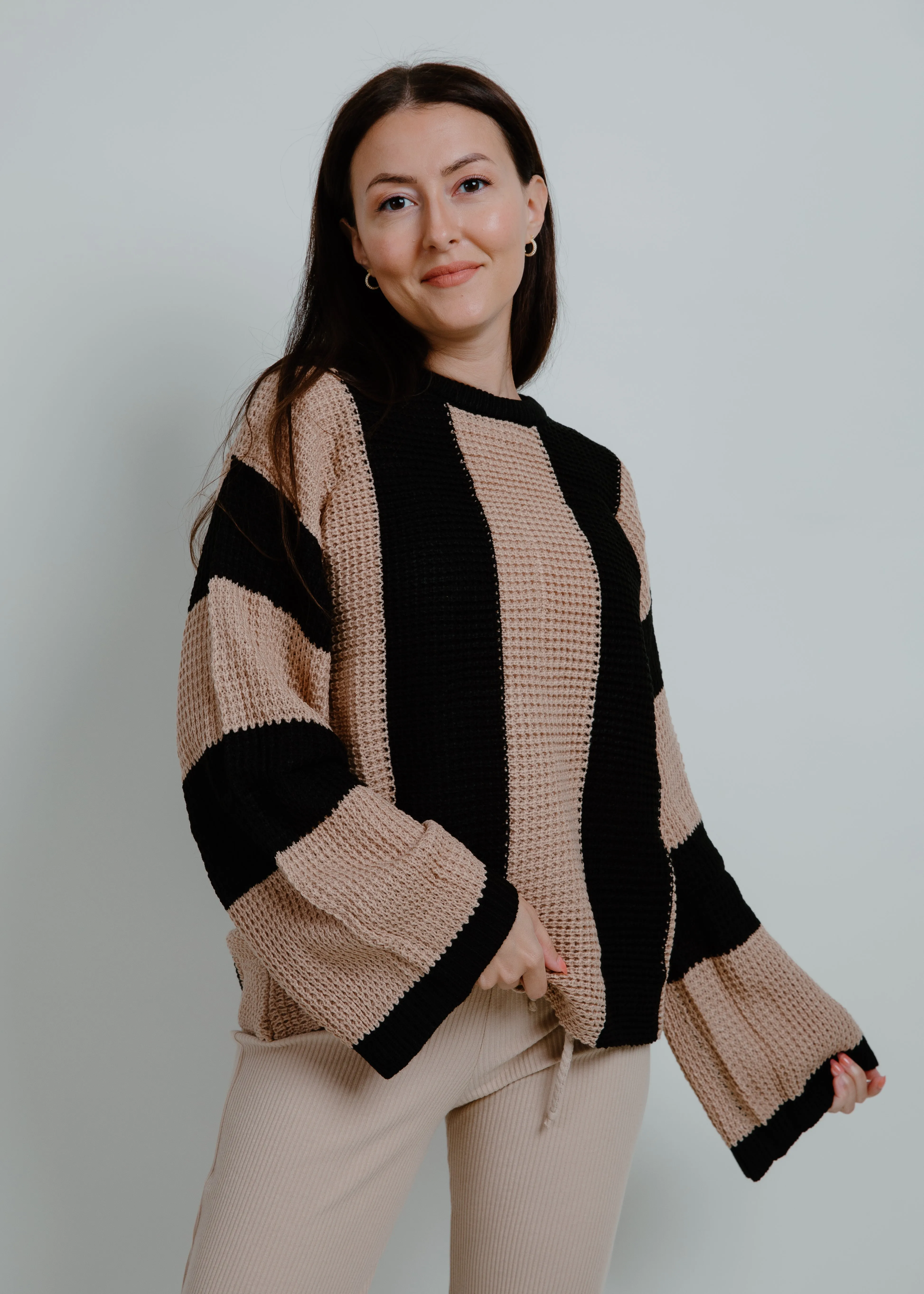 Bailey Bell Sleeve Striped Sweater sold by Vinnie Louise product image thumbnail 5