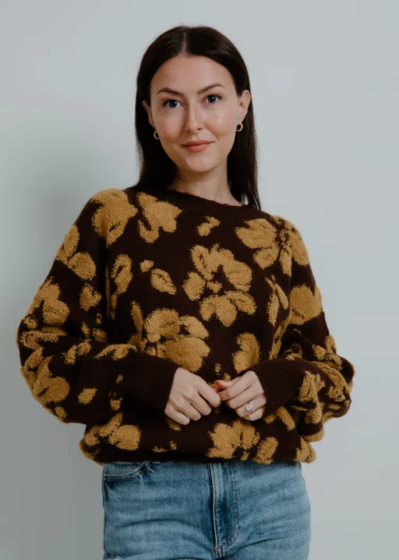 Terry Floral Distressed Sweater sold by Vinnie Louise