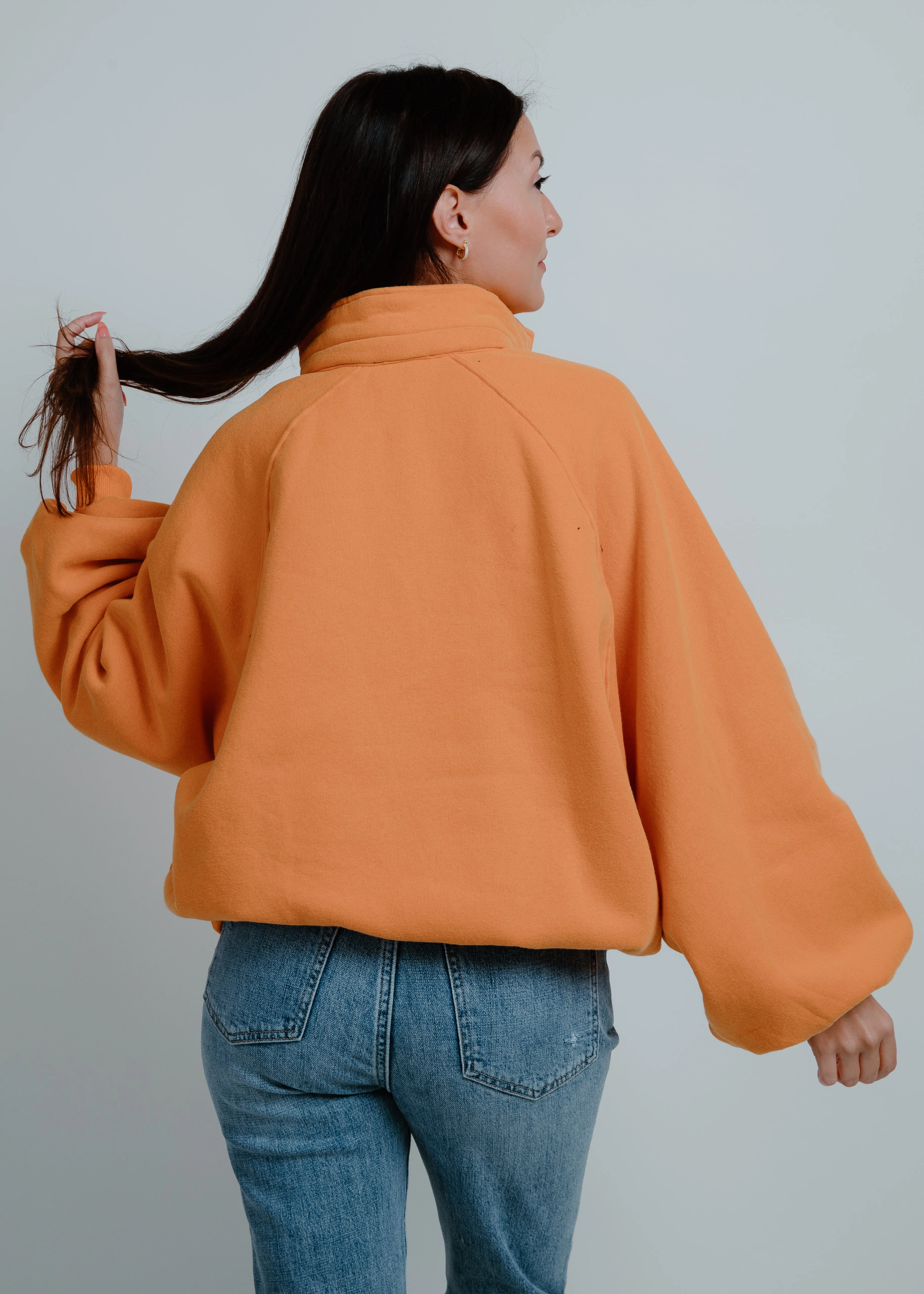 Lainey Buttoned Pullover - Orange sold by Vinnie Louise product image thumbnail 3