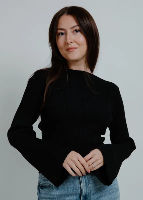 Mary Ribbed Knit Top sold by Vinnie Louise