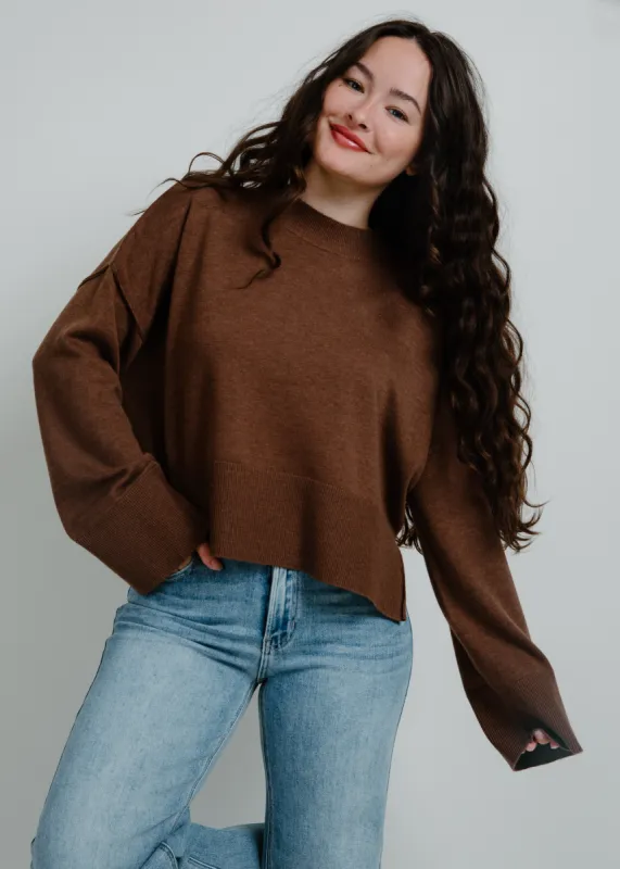 Campbell Sweater - Mocha sold by Vinnie Louise