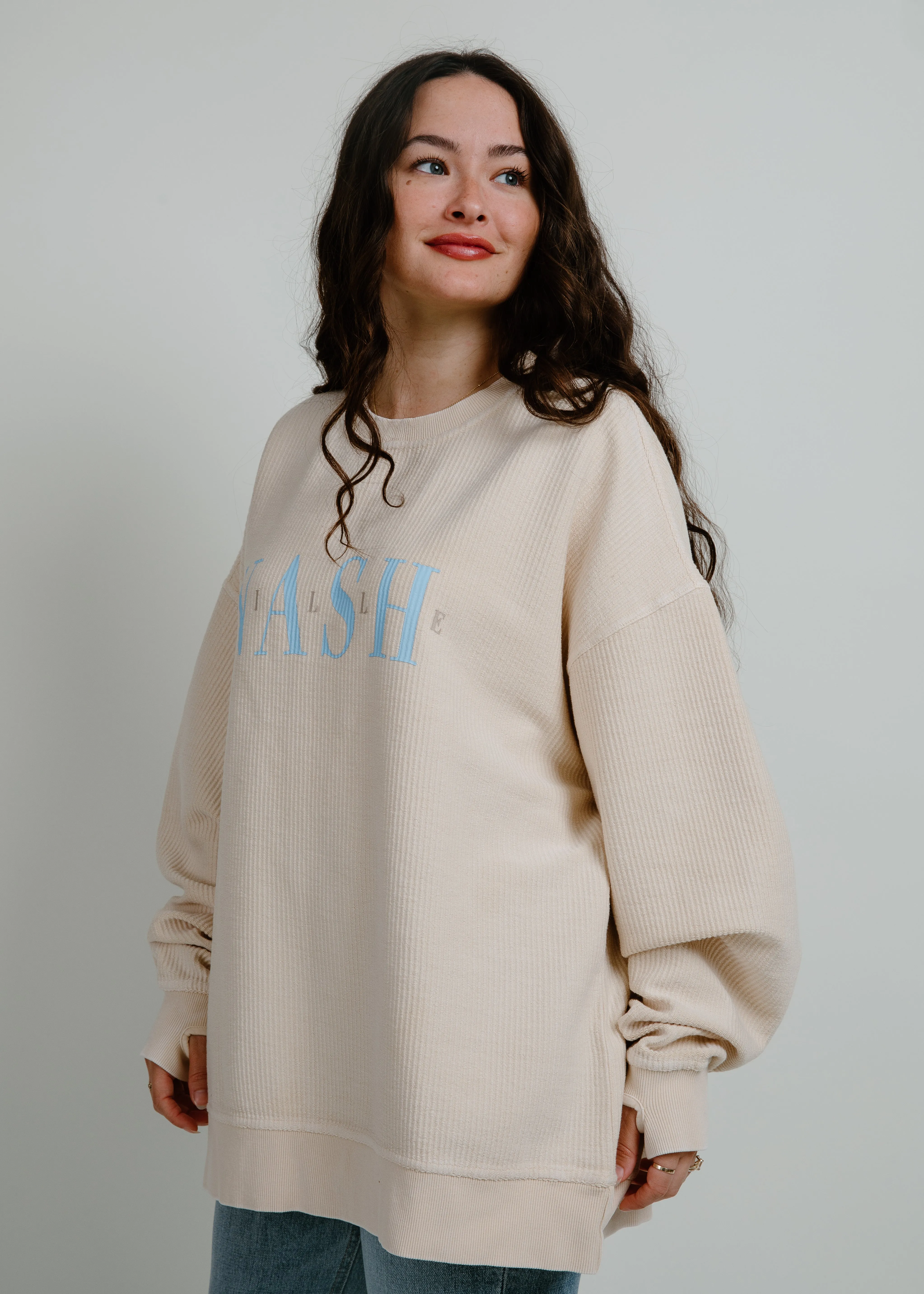 NASH Lakeside Corded Sweatshirt - Light Tan sold by Vinnie Louise product image thumbnail 4