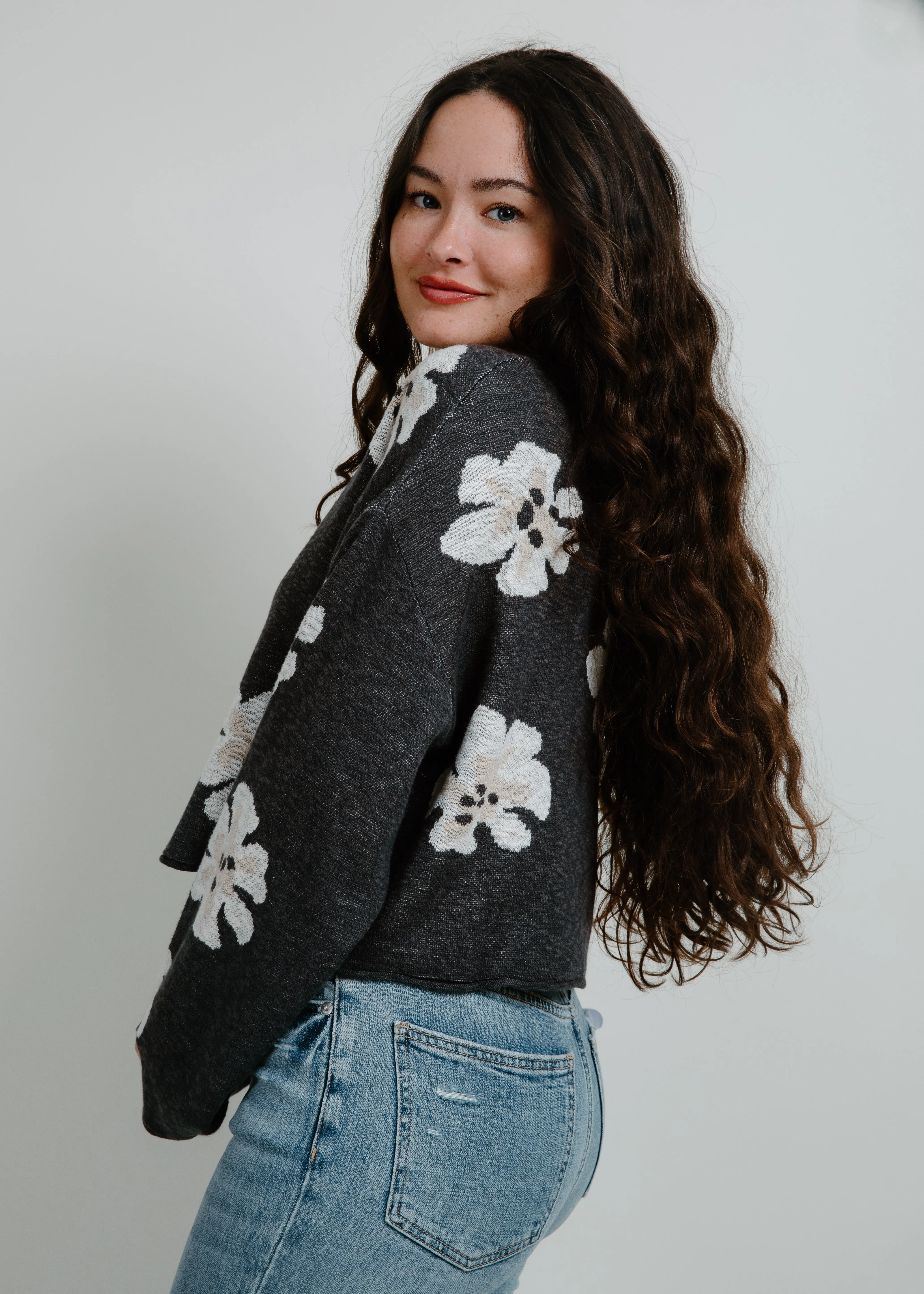 Daisy Cropped Knit Sweater sold by Vinnie Louise product image thumbnail 2