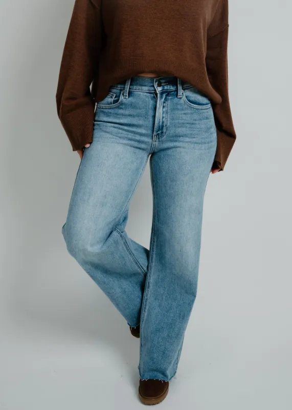 Ashley Wide Leg Denim - Medium Wash sold by Vinnie Louise