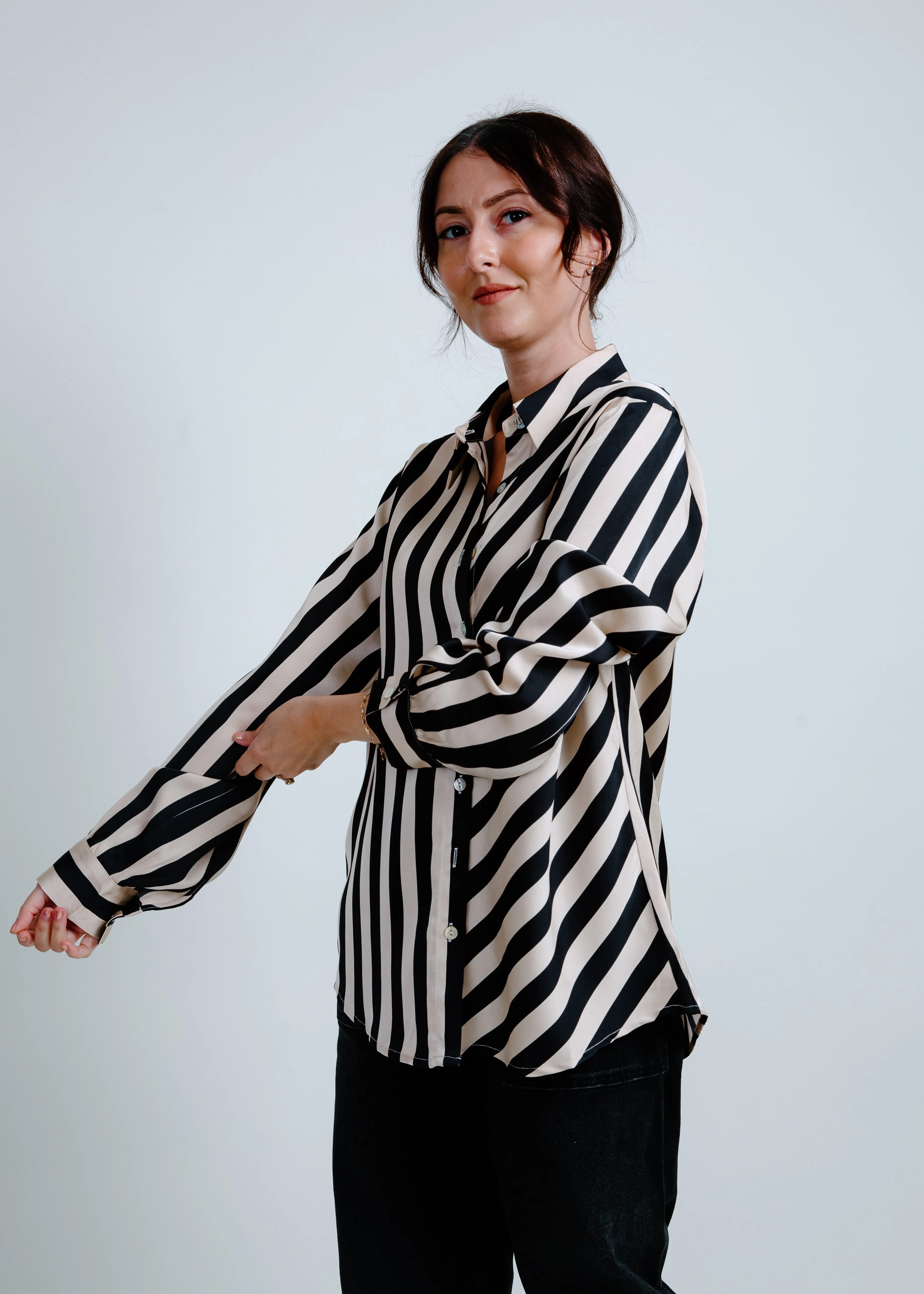 Gardenia Striped Blouse sold by Vinnie Louise product image thumbnail 4