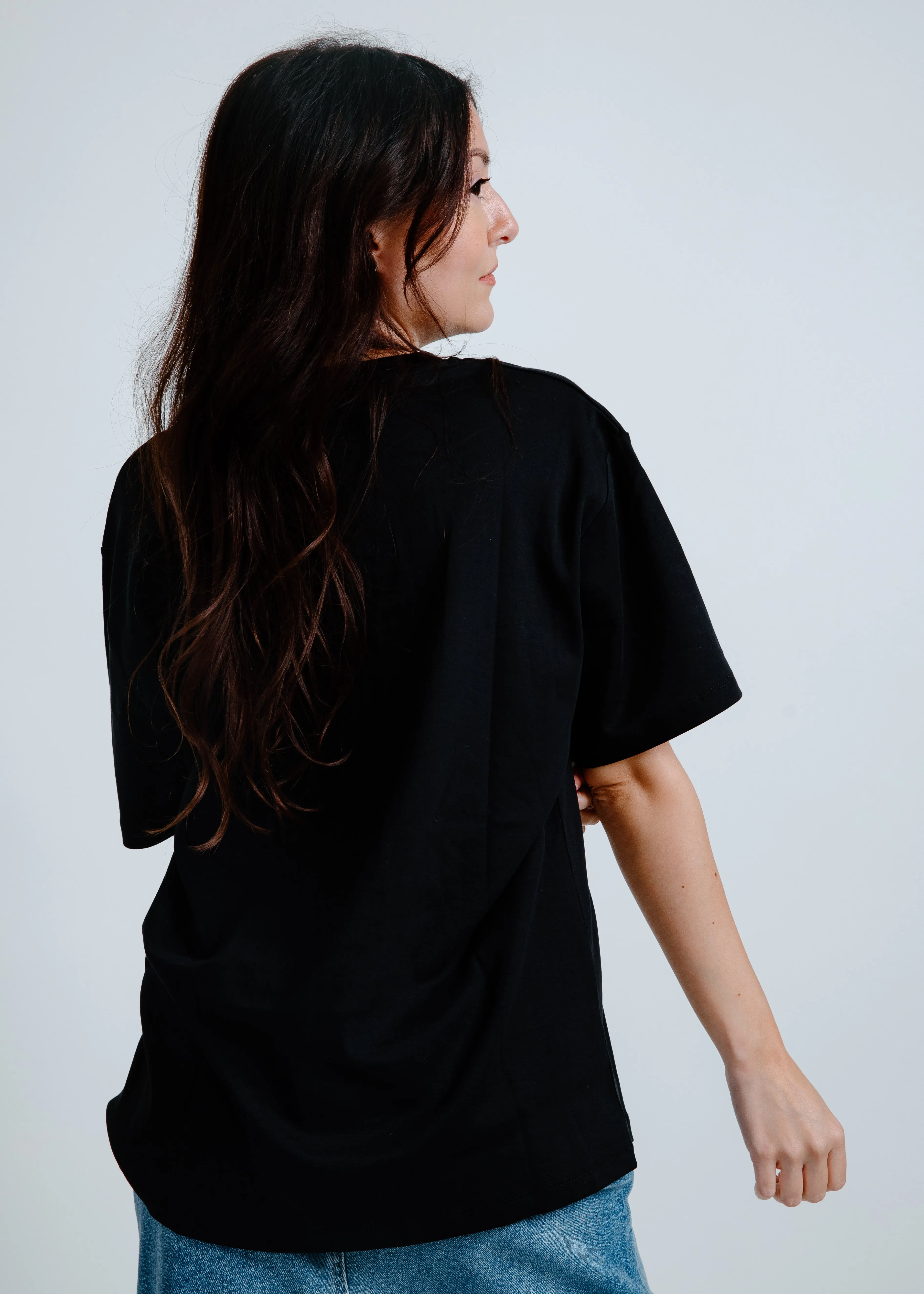 Harper Tee - Black sold by Vinnie Louise product image thumbnail 2