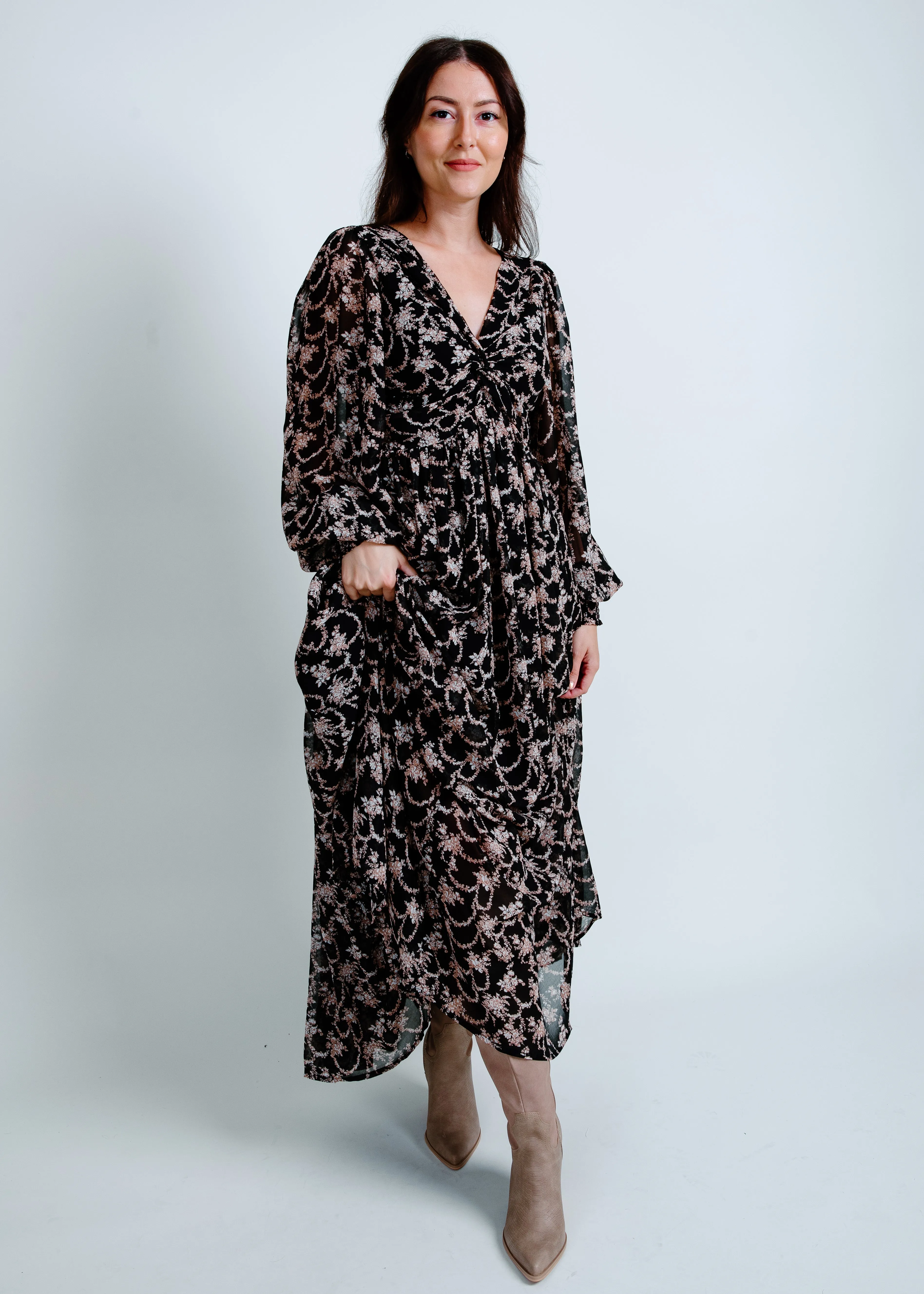 Bri Floral Maxi Dress sold by Vinnie Louise product image thumbnail 3