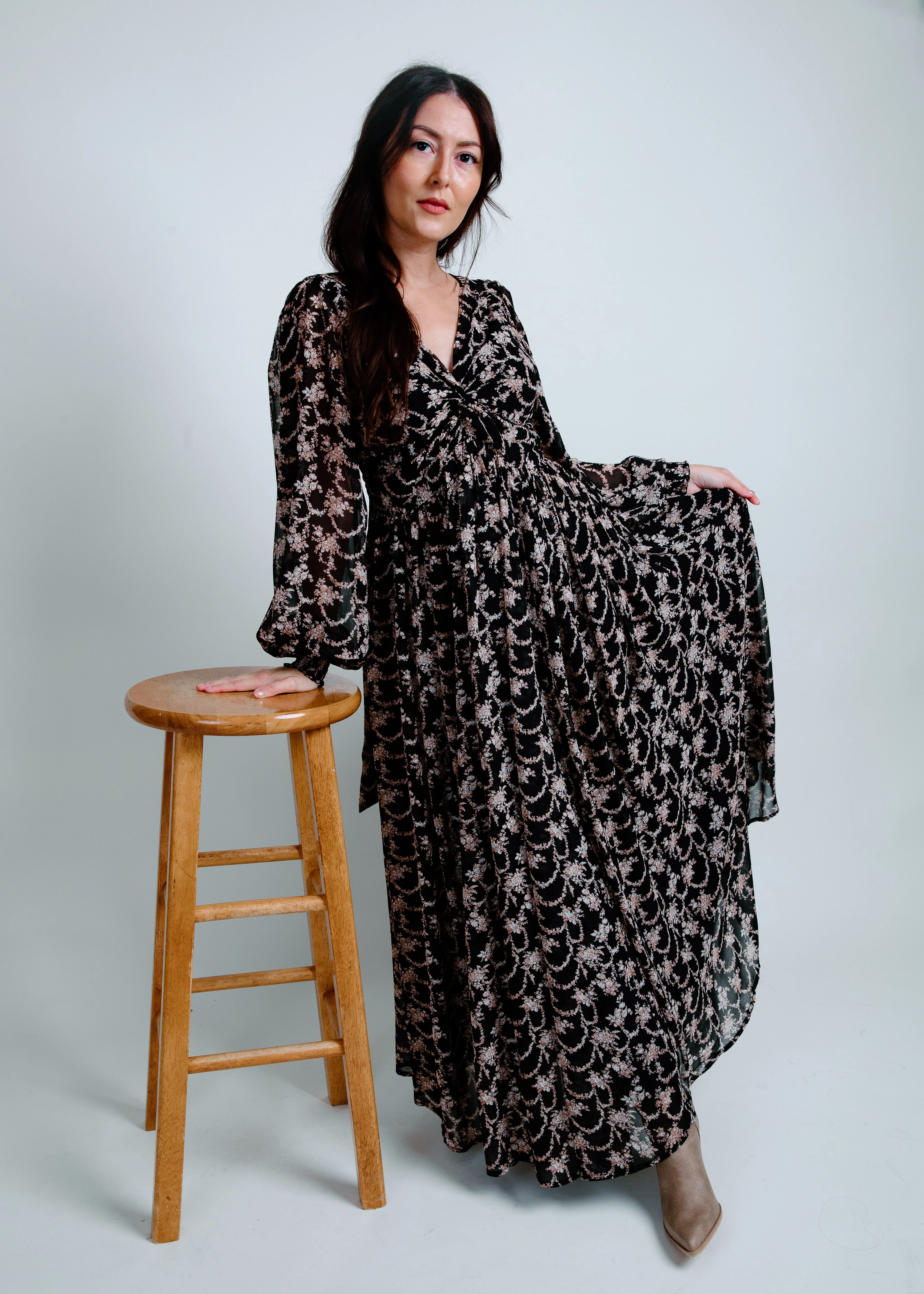 Bri Floral Maxi Dress sold by Vinnie Louise product image thumbnail 4