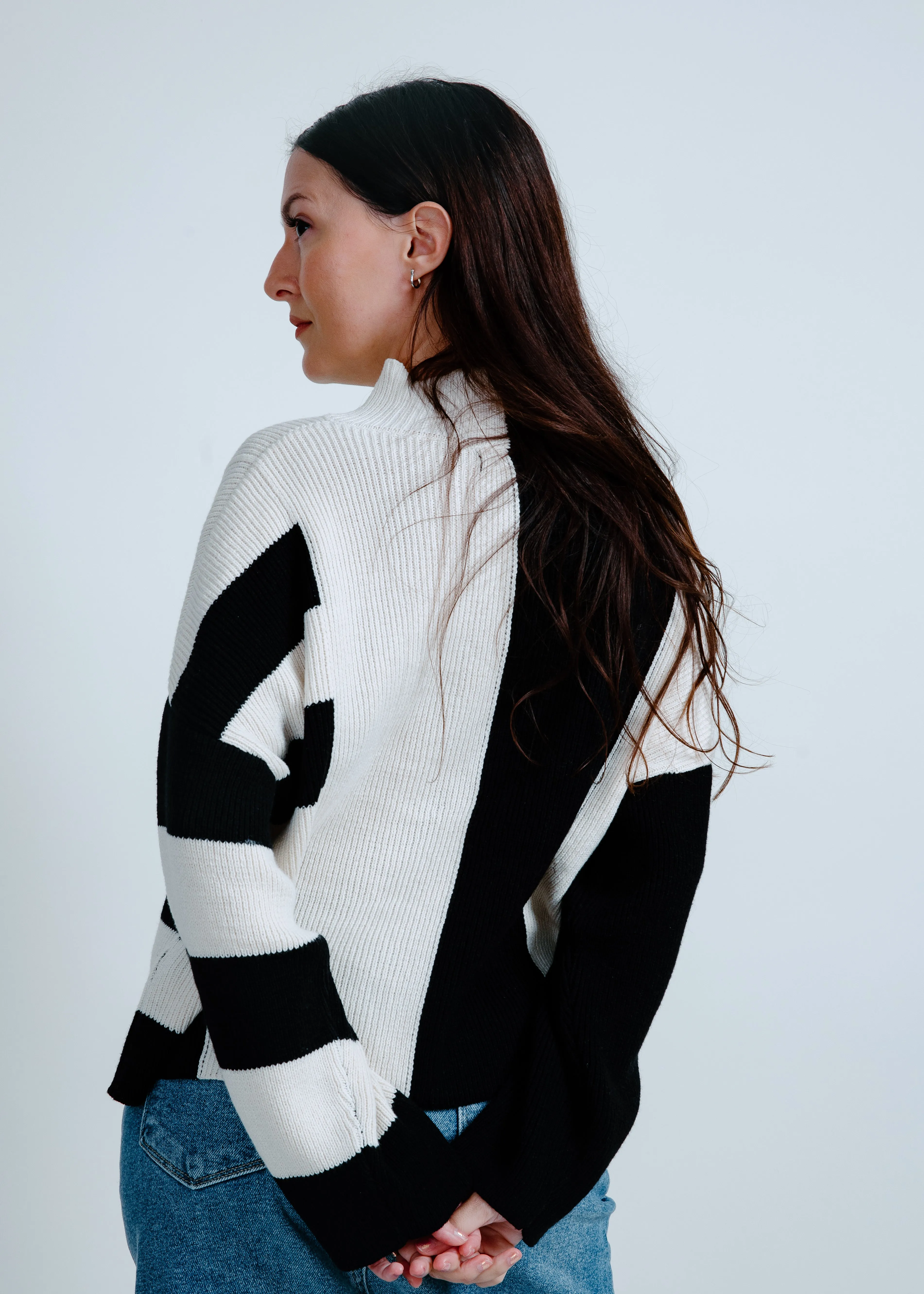 Marlene Colorblock Stripe Sweater sold by Vinnie Louise product image thumbnail 5