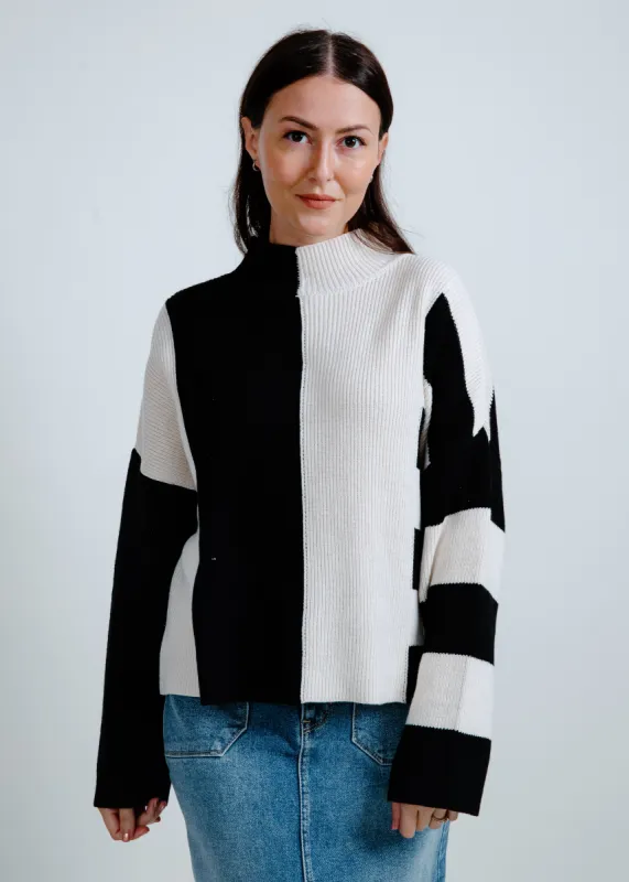Marlene Colorblock Stripe Sweater sold by Vinnie Louise