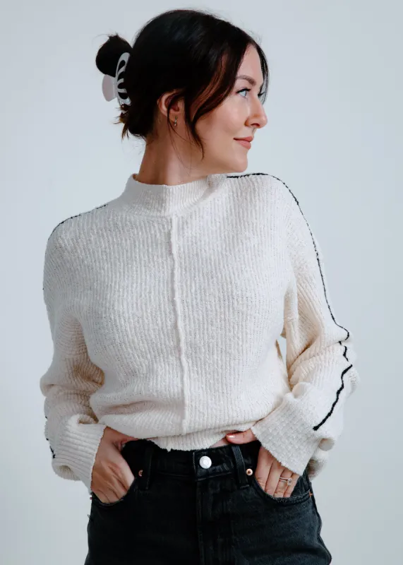 Parker Mock Neck Sweater sold by Vinnie Louise