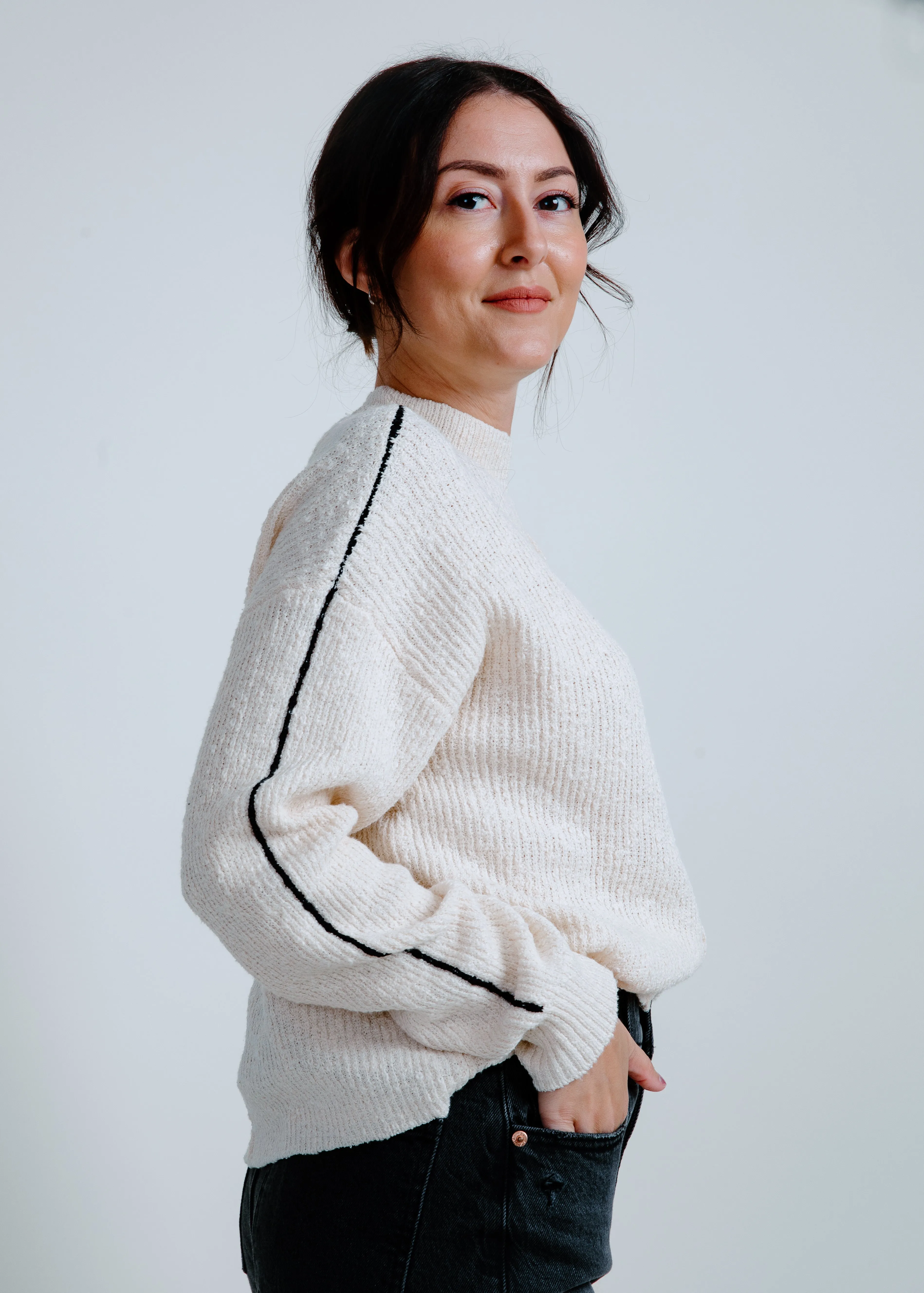 Parker Mock Neck Sweater sold by Vinnie Louise product image thumbnail 3