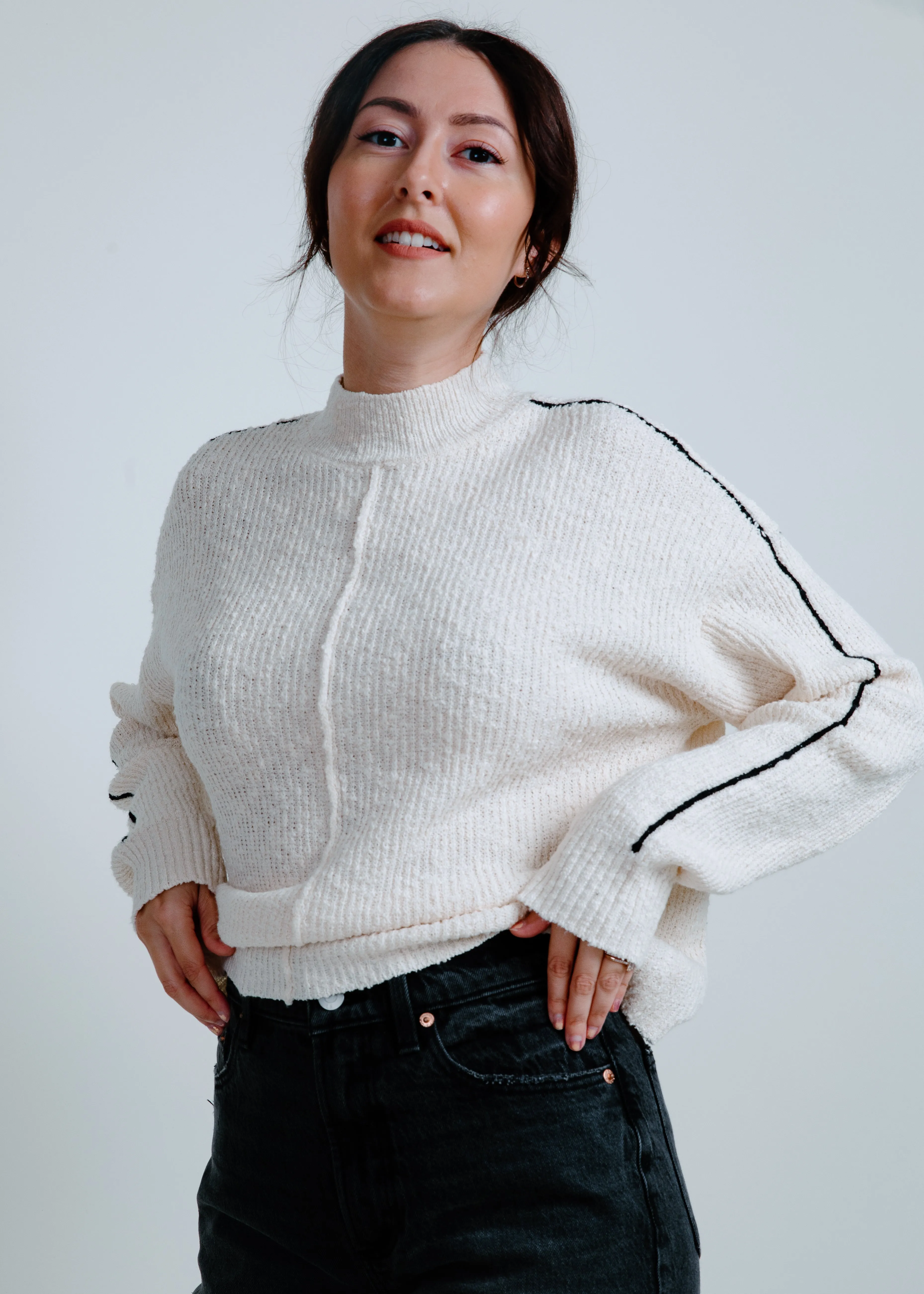 Parker Mock Neck Sweater sold by Vinnie Louise product image thumbnail 5